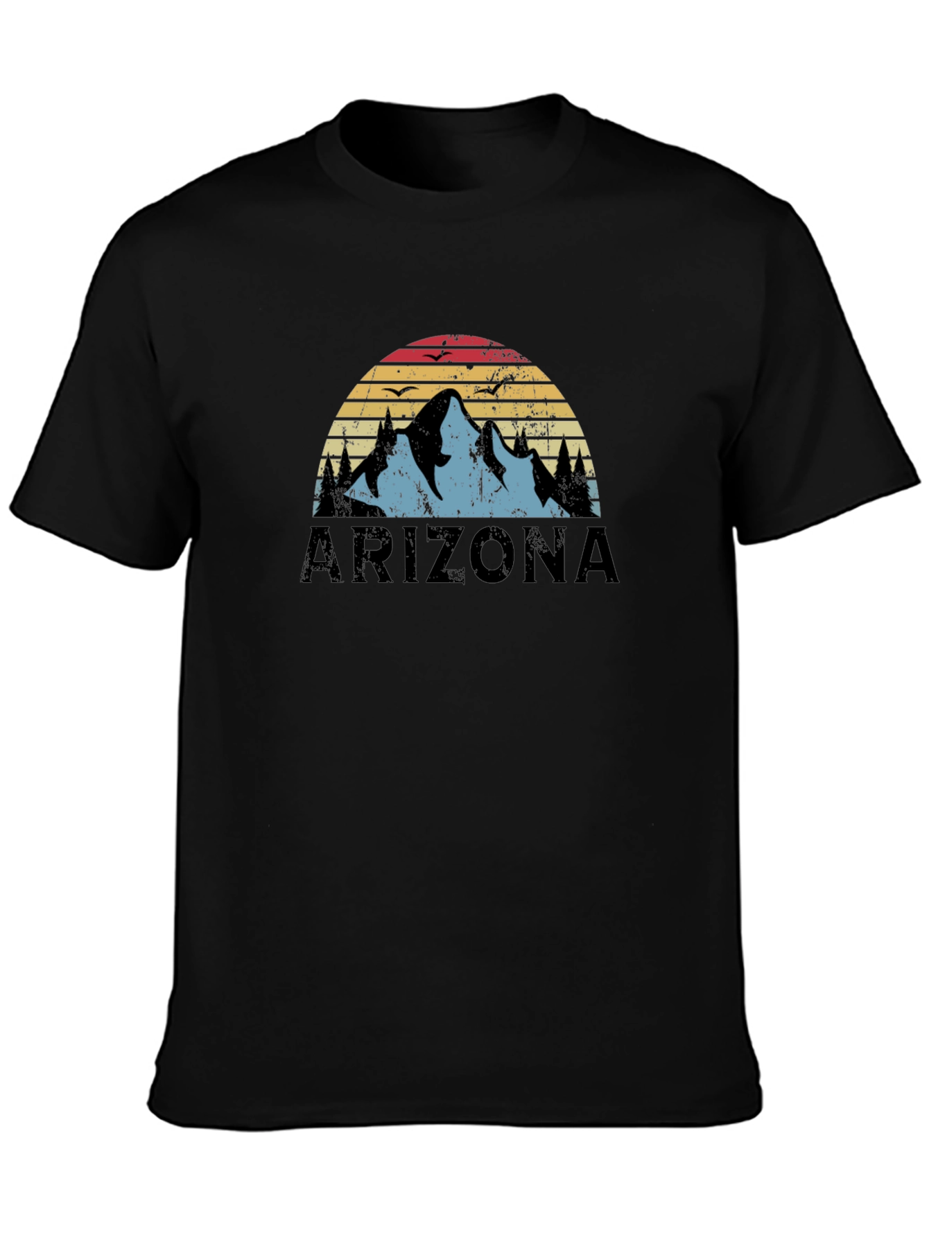 Arizona Mountain Sunset Graphic T-Shirt