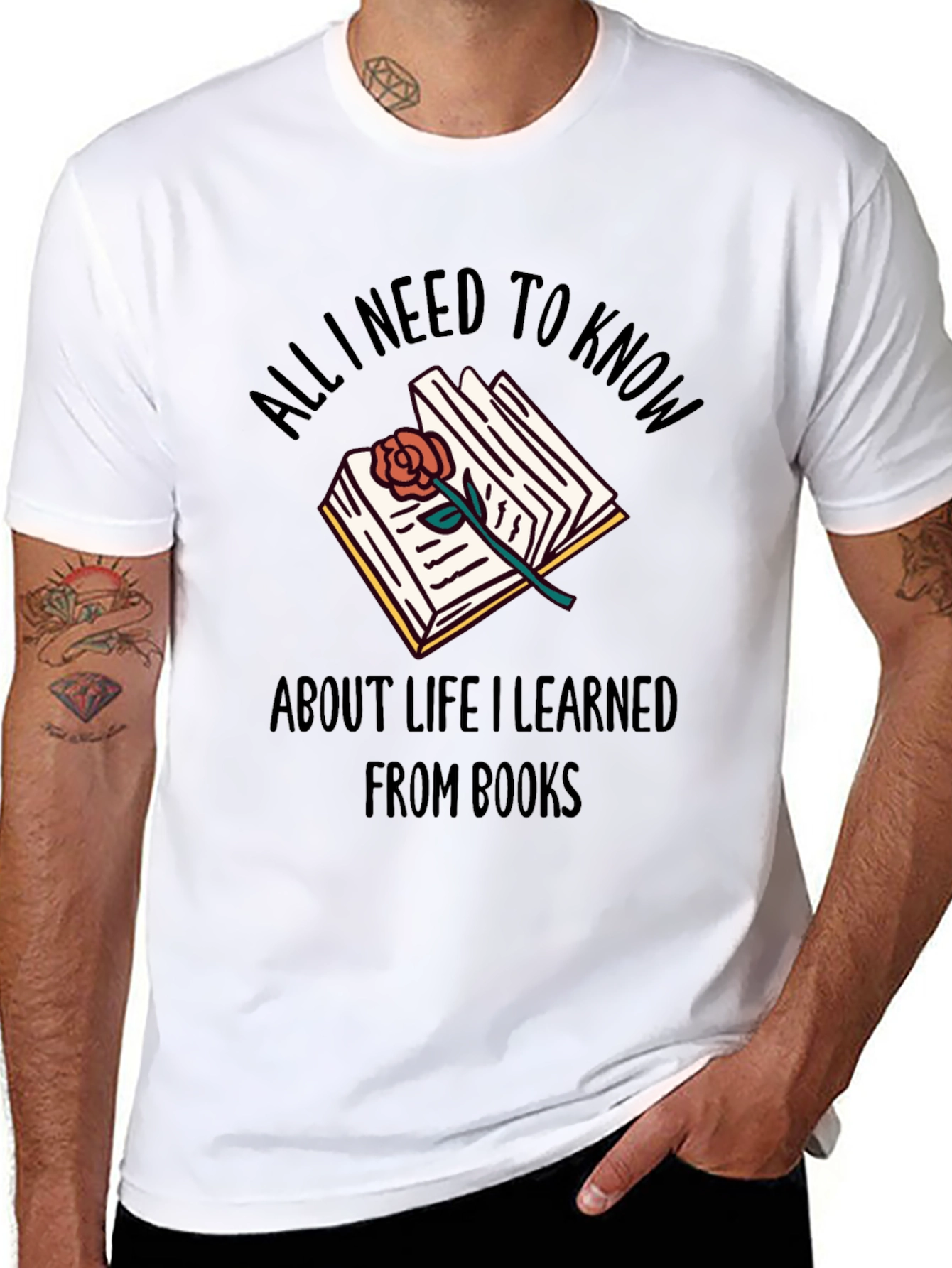 Book Lover Graphic T-Shirt