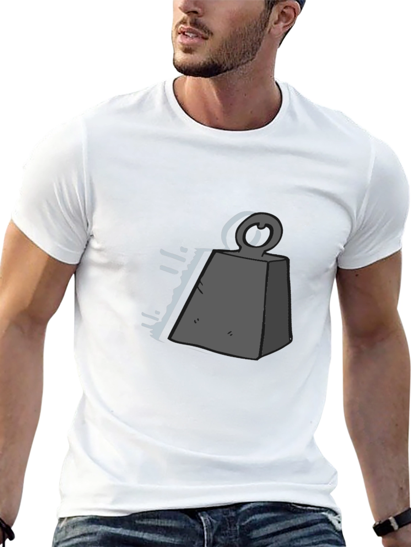 Heavy Weight Black Graphic Tee