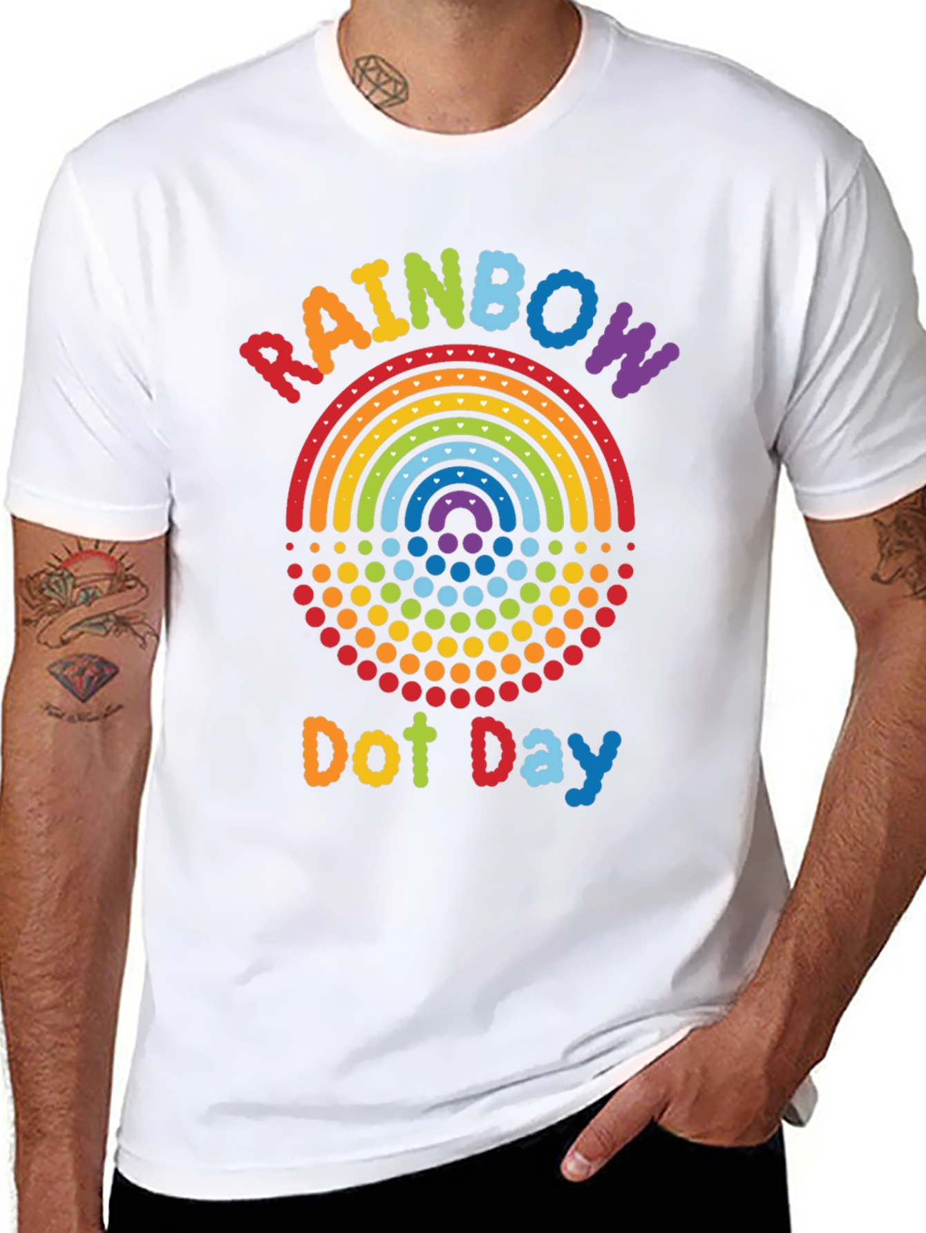 Rainbow Dot Day T-Shirt
