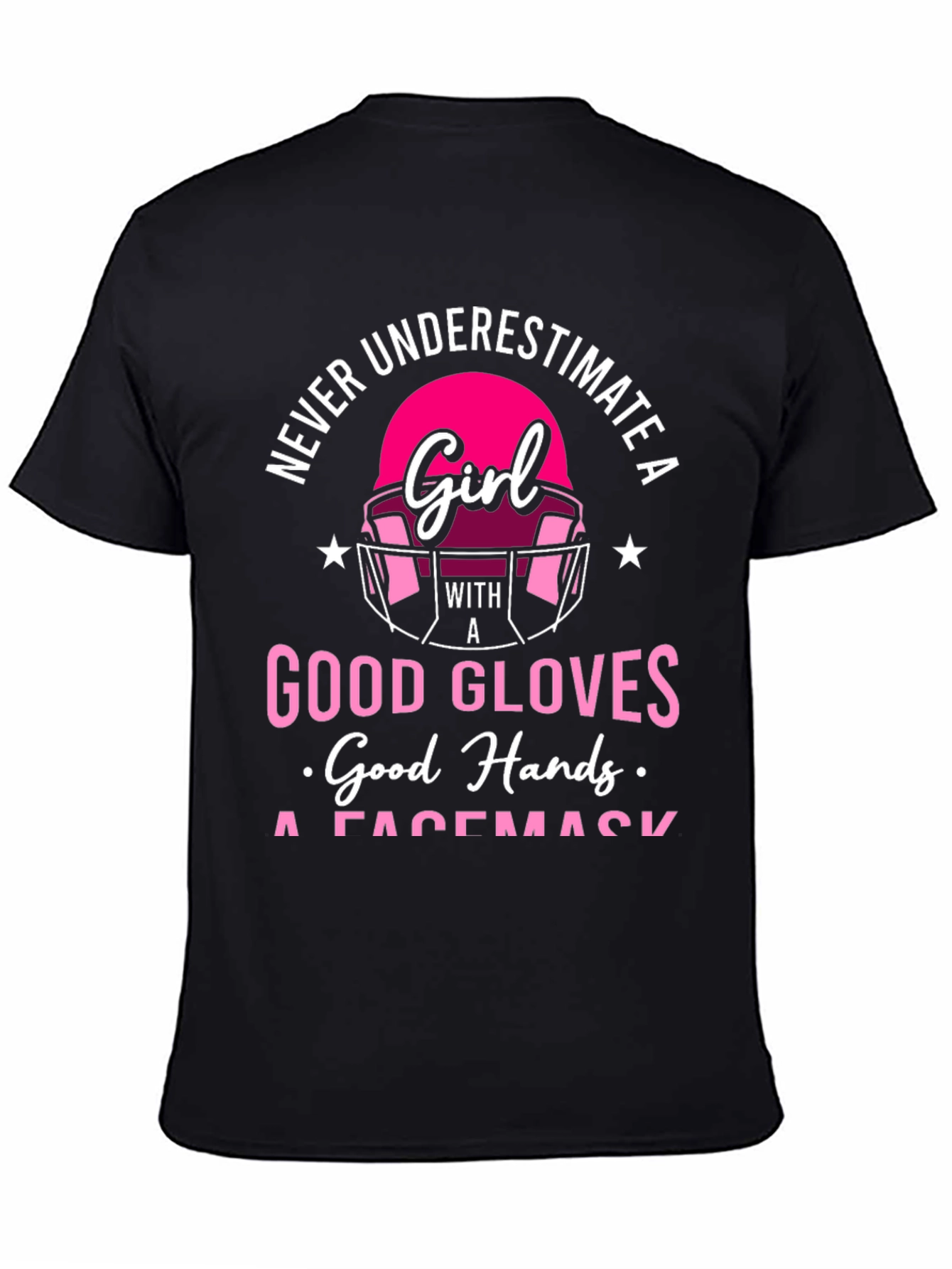 Girl Football Player T-Shirt