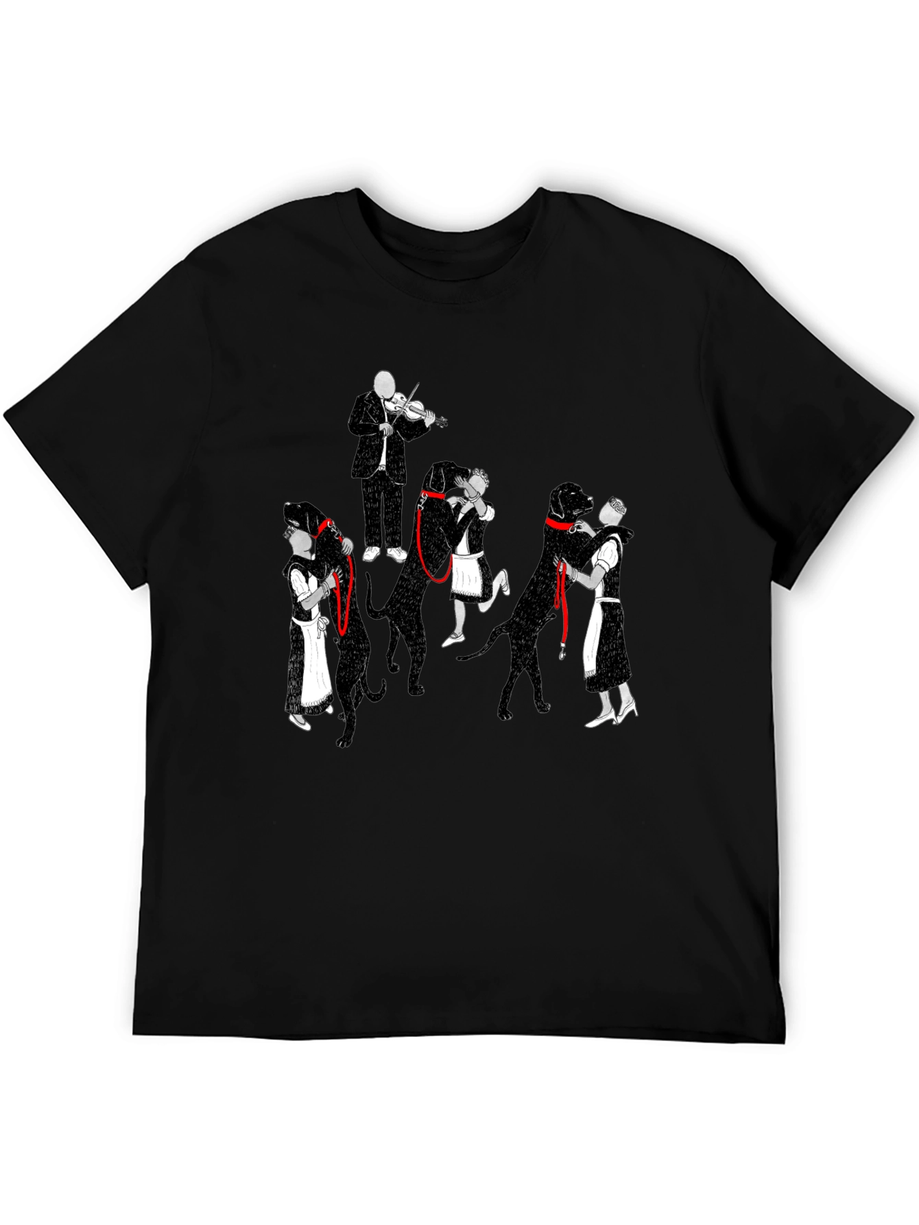 Dog Dance T-Shirt - Black Graphic Tee