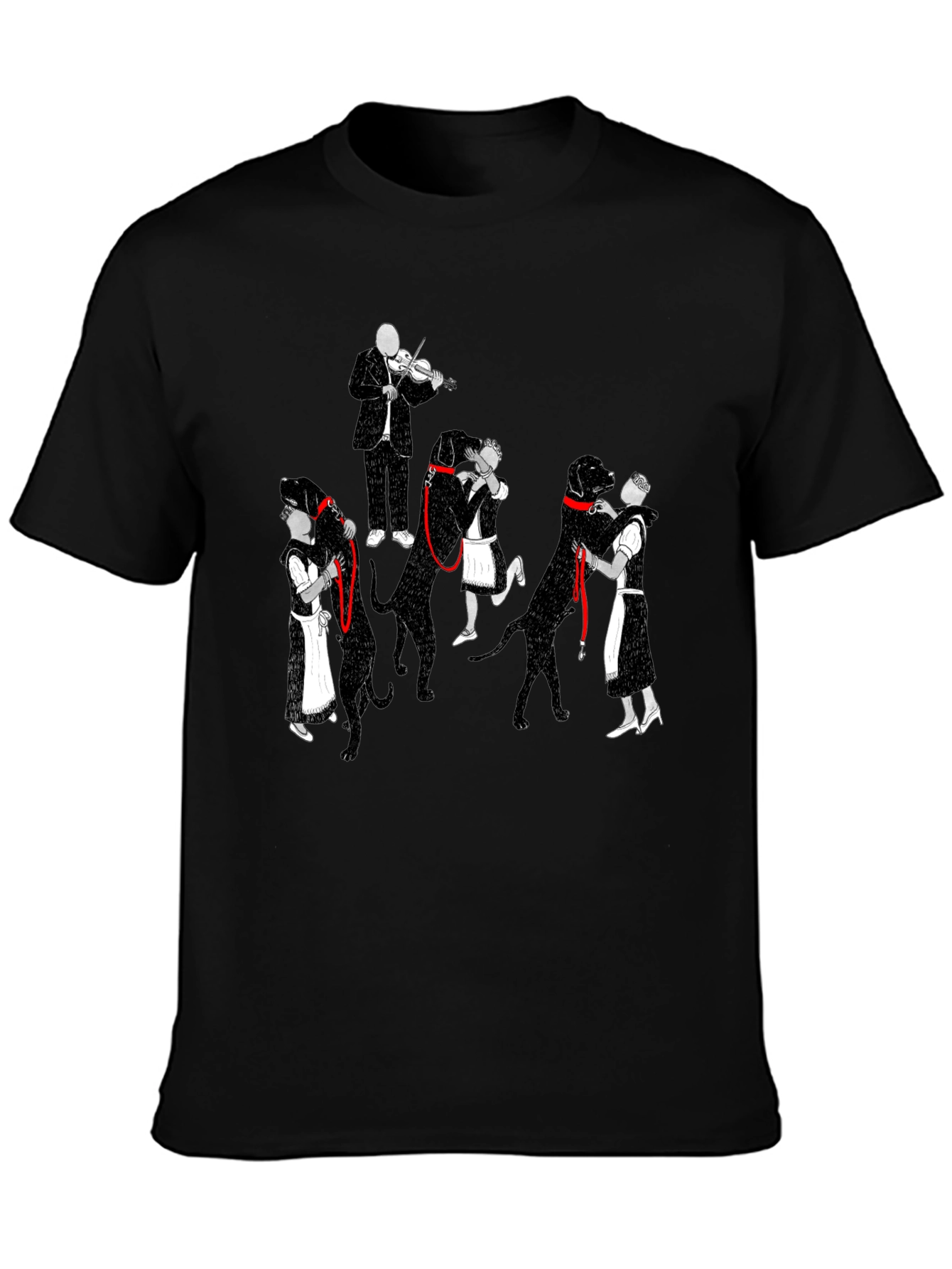 Dog Dance T-Shirt - Black Graphic Tee