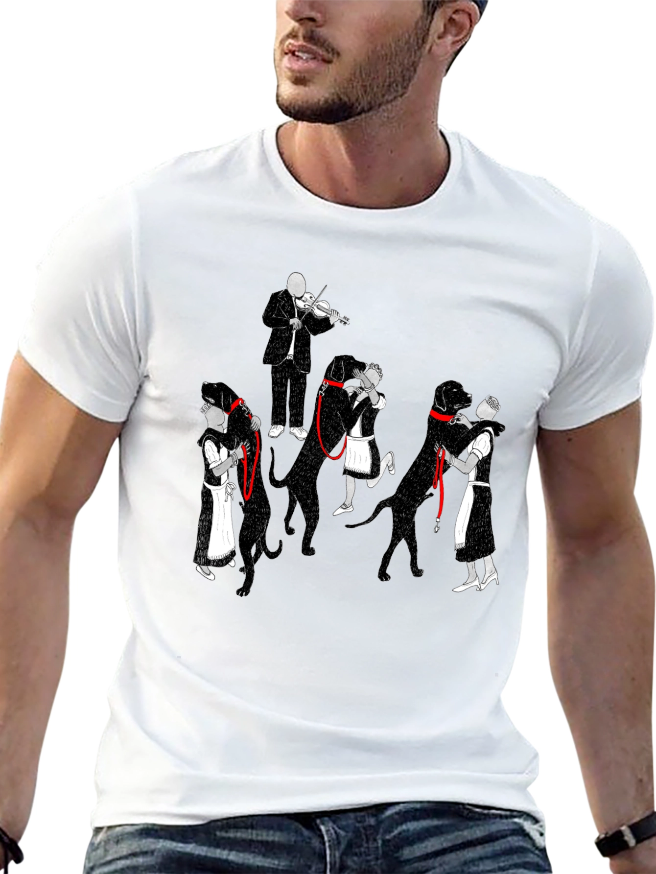 Dog Dance T-Shirt - Black Graphic Tee