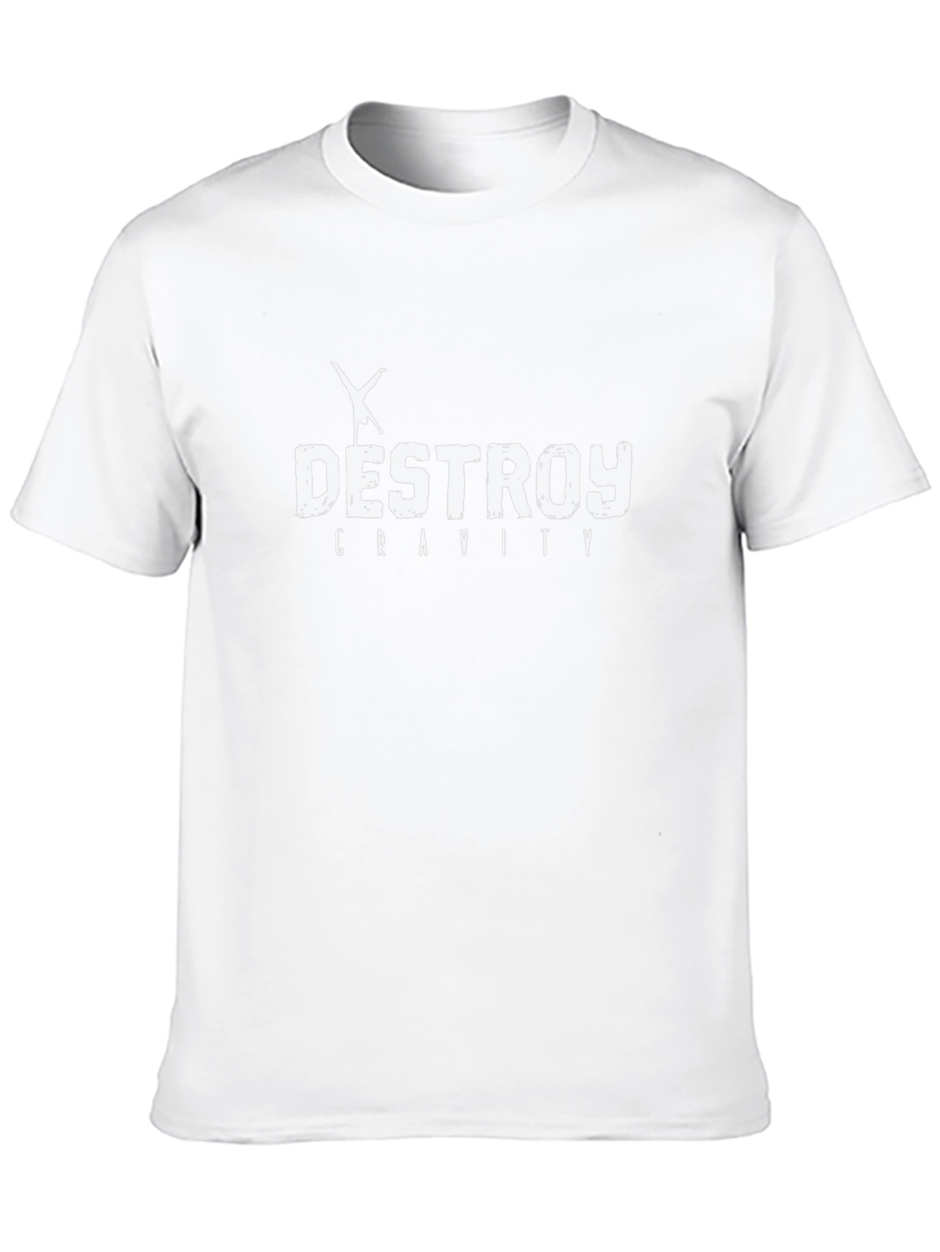 Destroy Gravity Black Graphic Tee