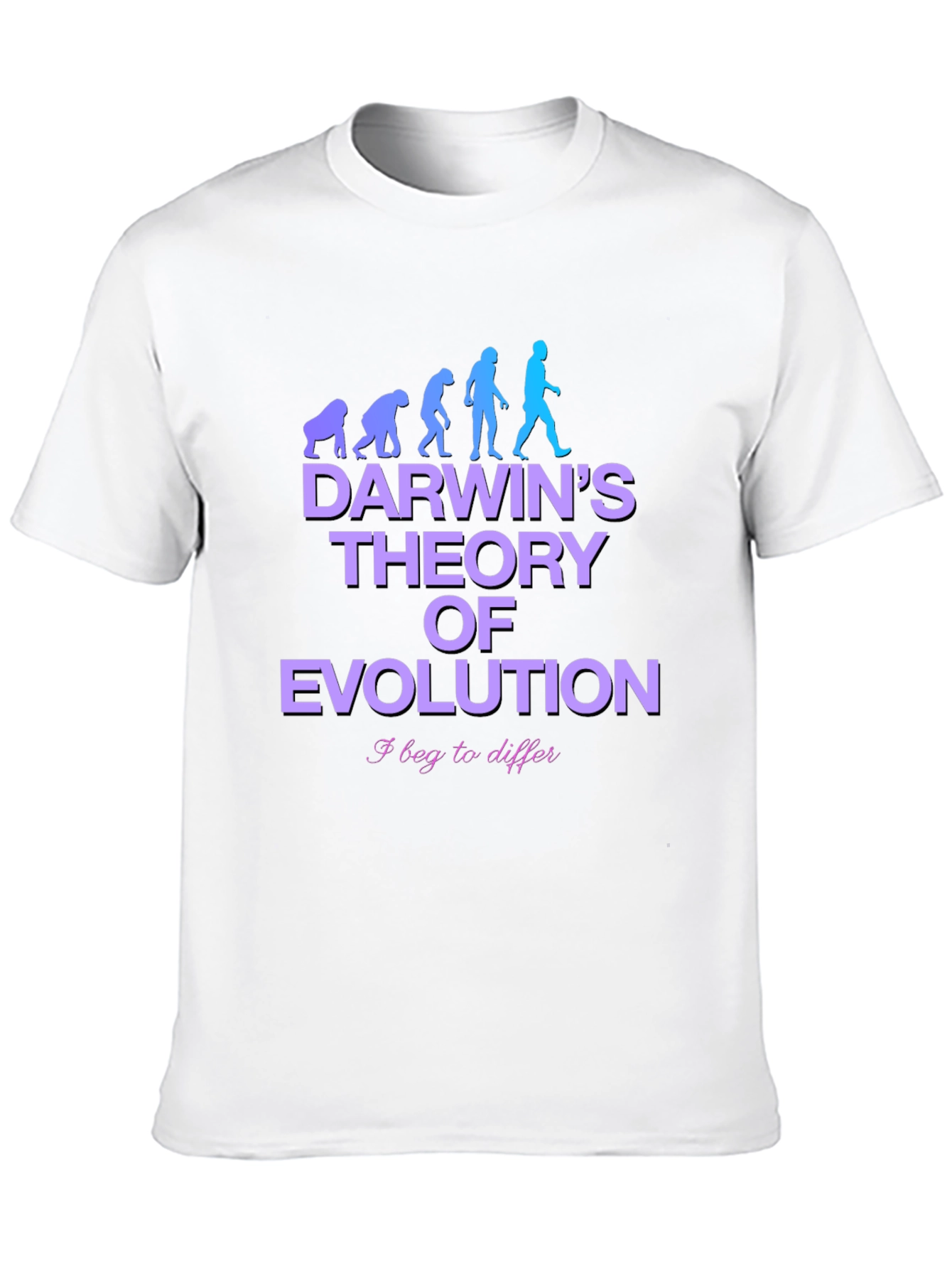 Darwins Theory Evolution Black T-Shirt