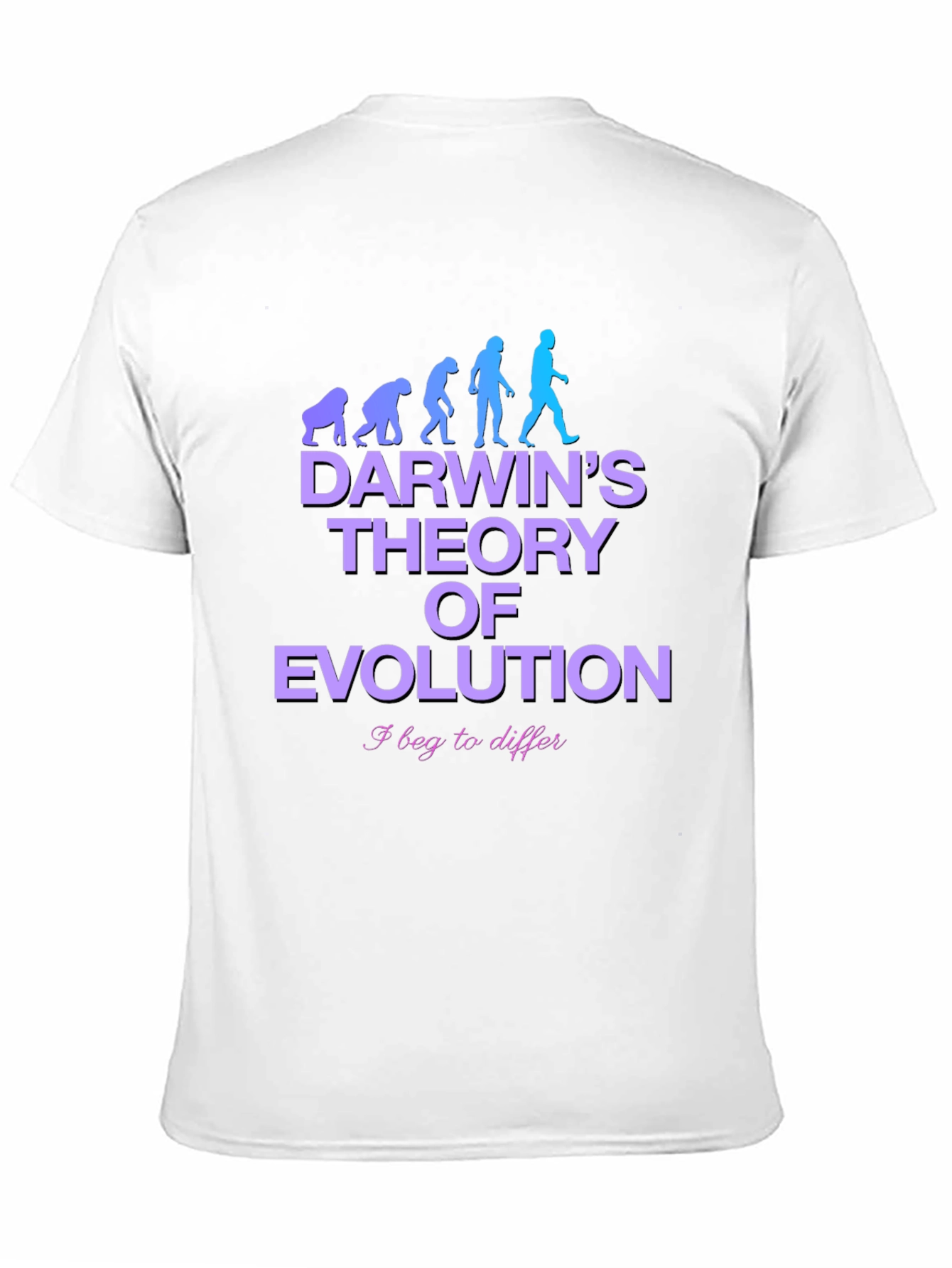 Darwins Theory Evolution Black T-Shirt
