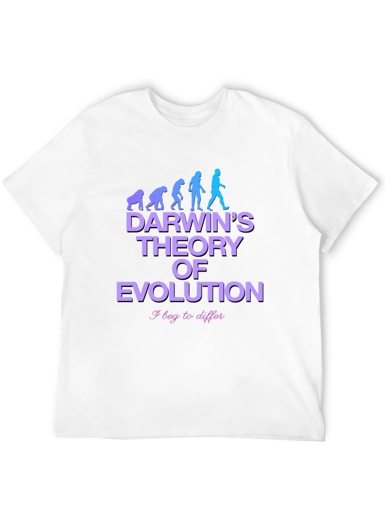 Darwins Theory Evolution Black T-Shirt