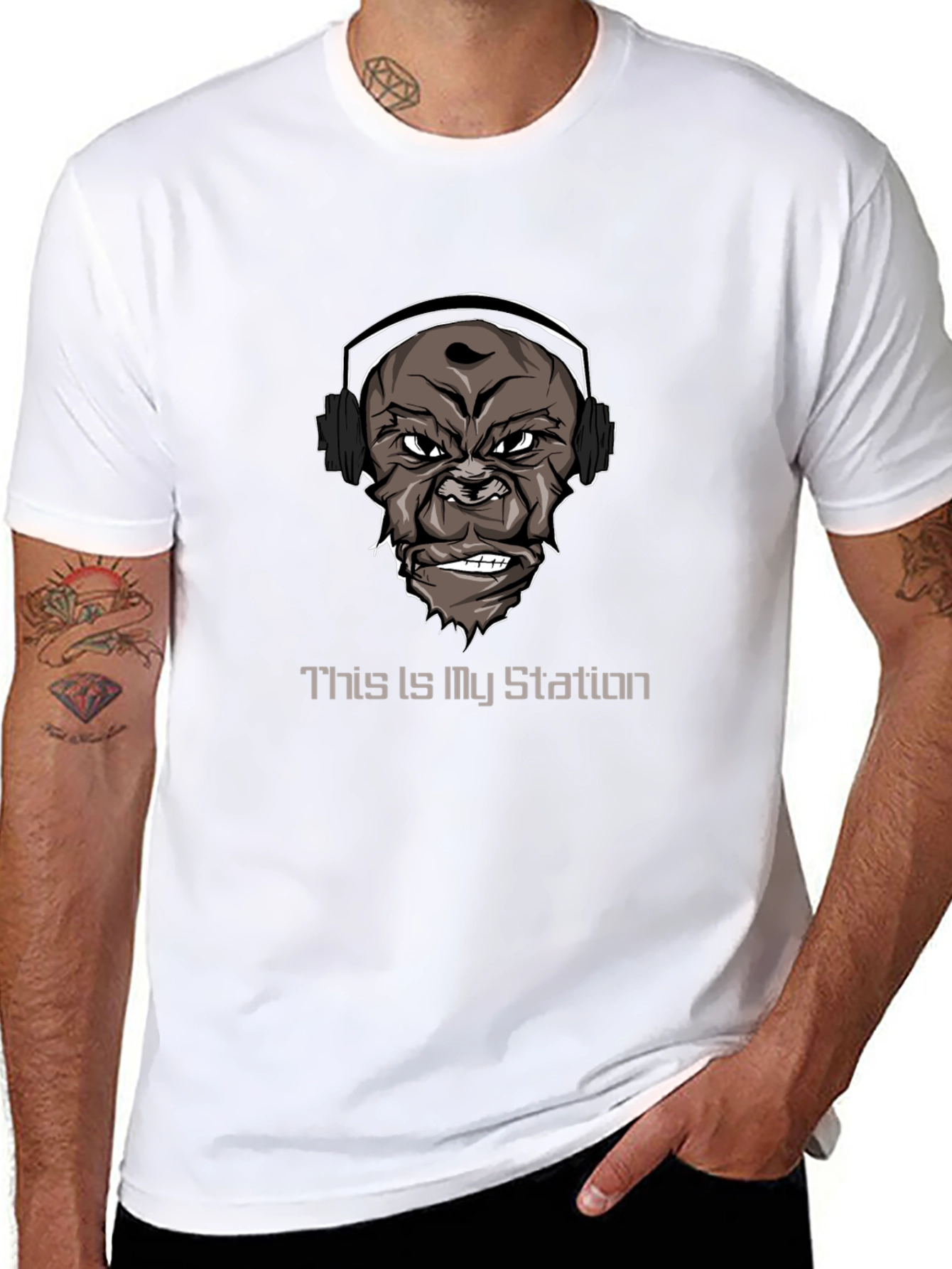 This Is My Station Gorilla Tee