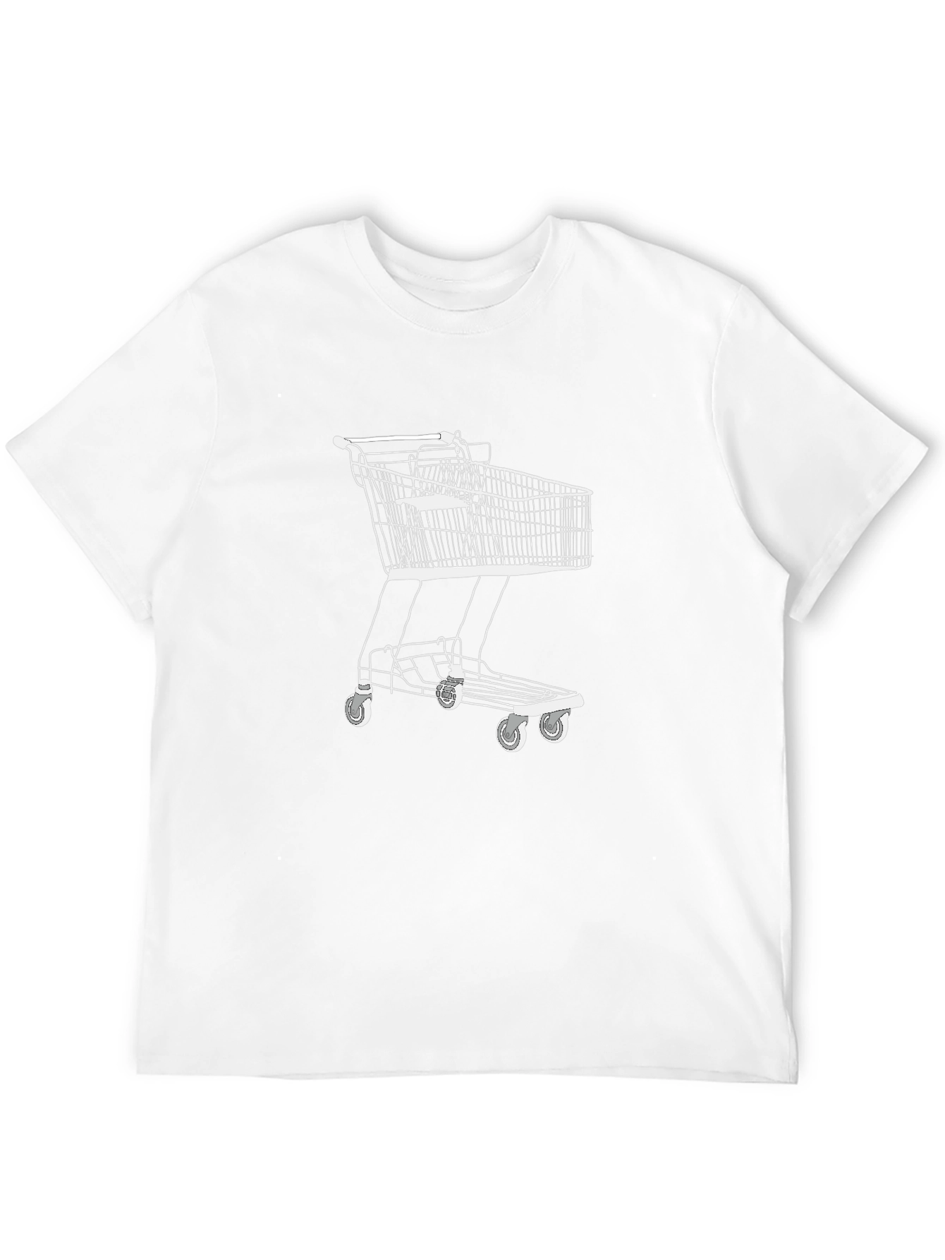 Shopping Cart Graphic Tee - Black