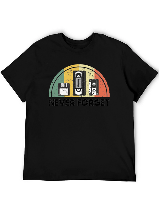 Retro Never Forget Tech T-Shirt