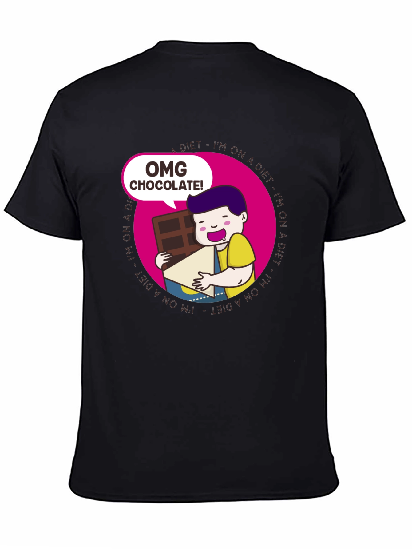OMG Chocolate T-Shirt - Diet Humor Tee
