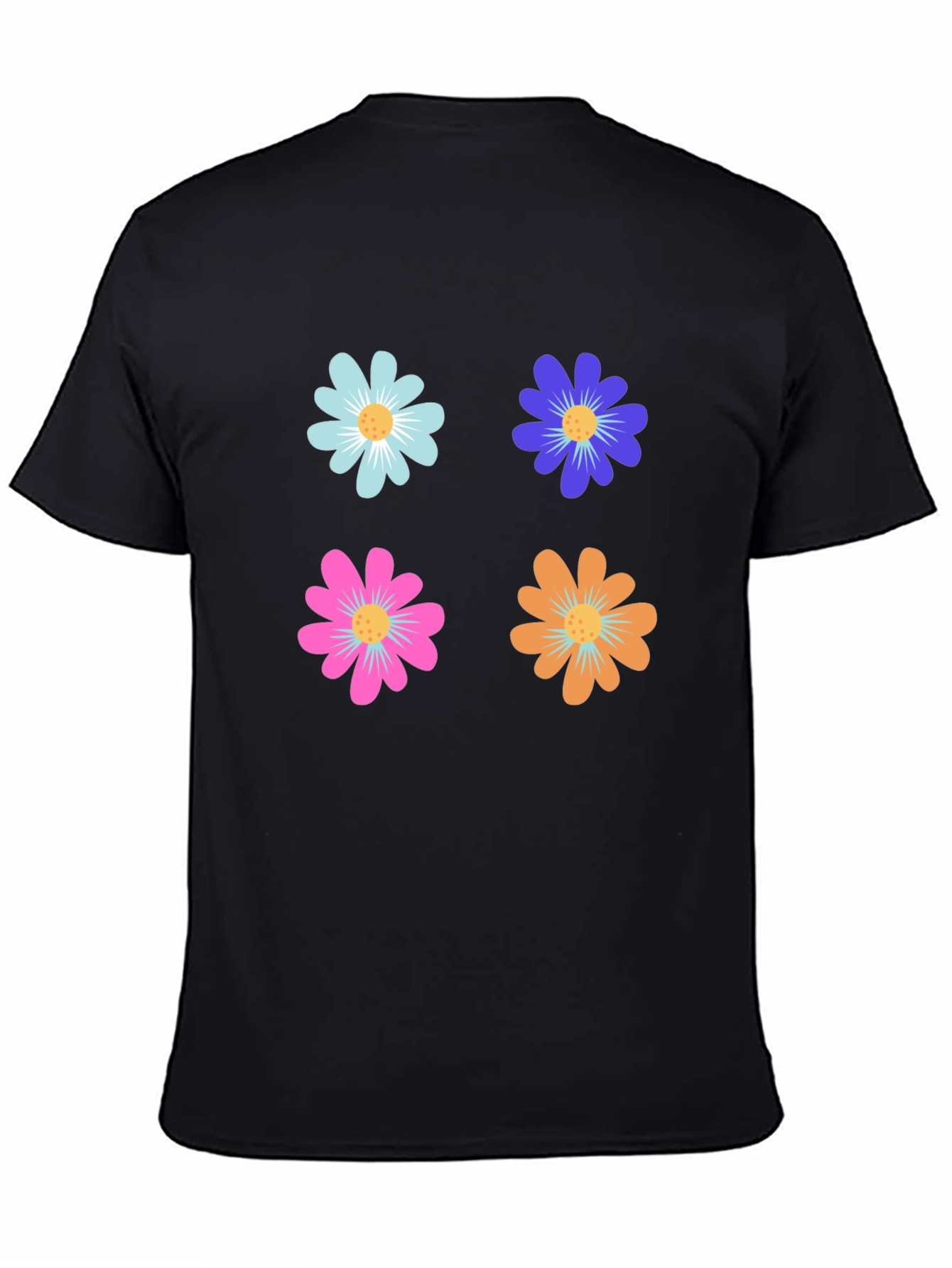 Floral Power T-Shirt - Retro Flower Design