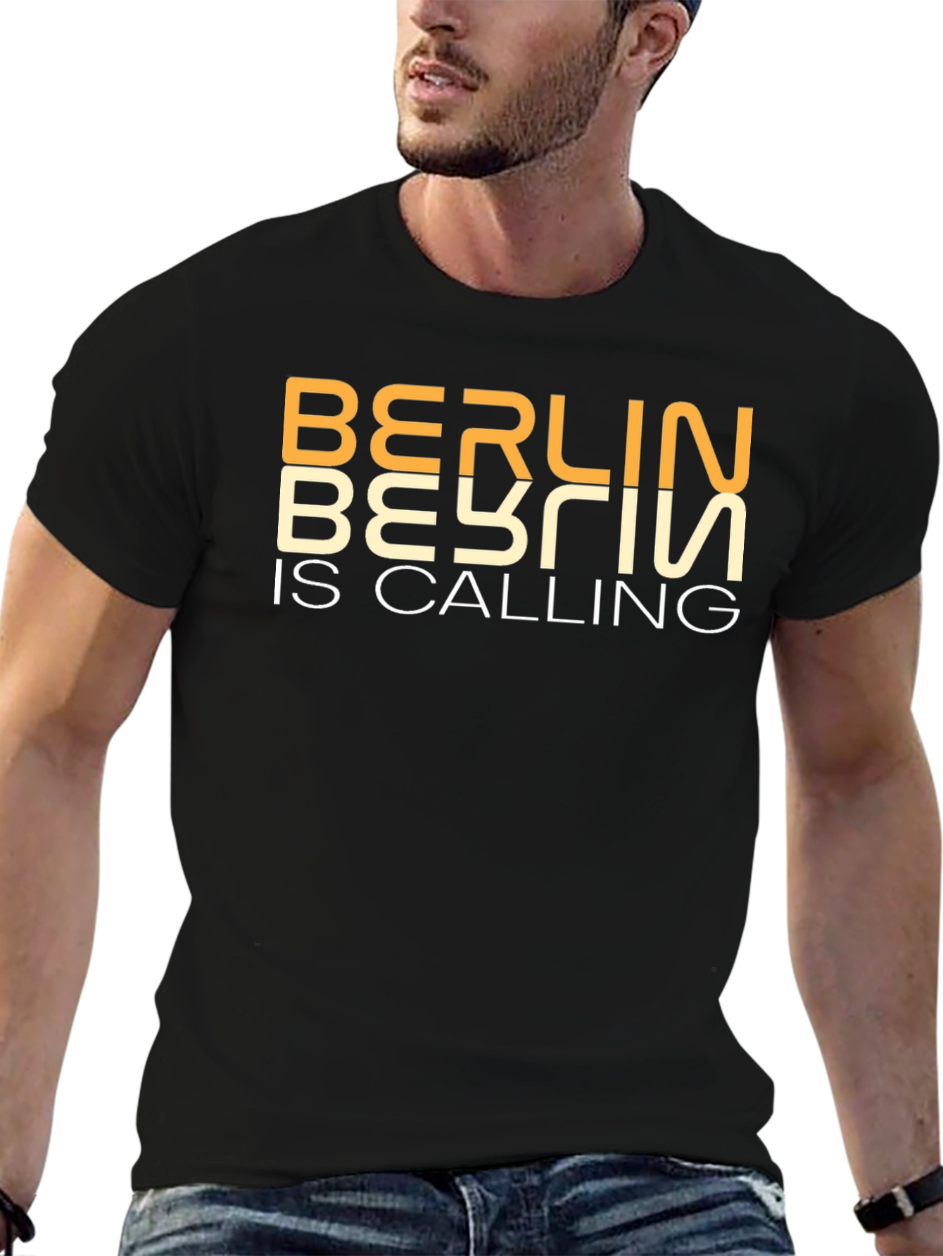 Berlin is Calling Graphic Tee - Retro Style