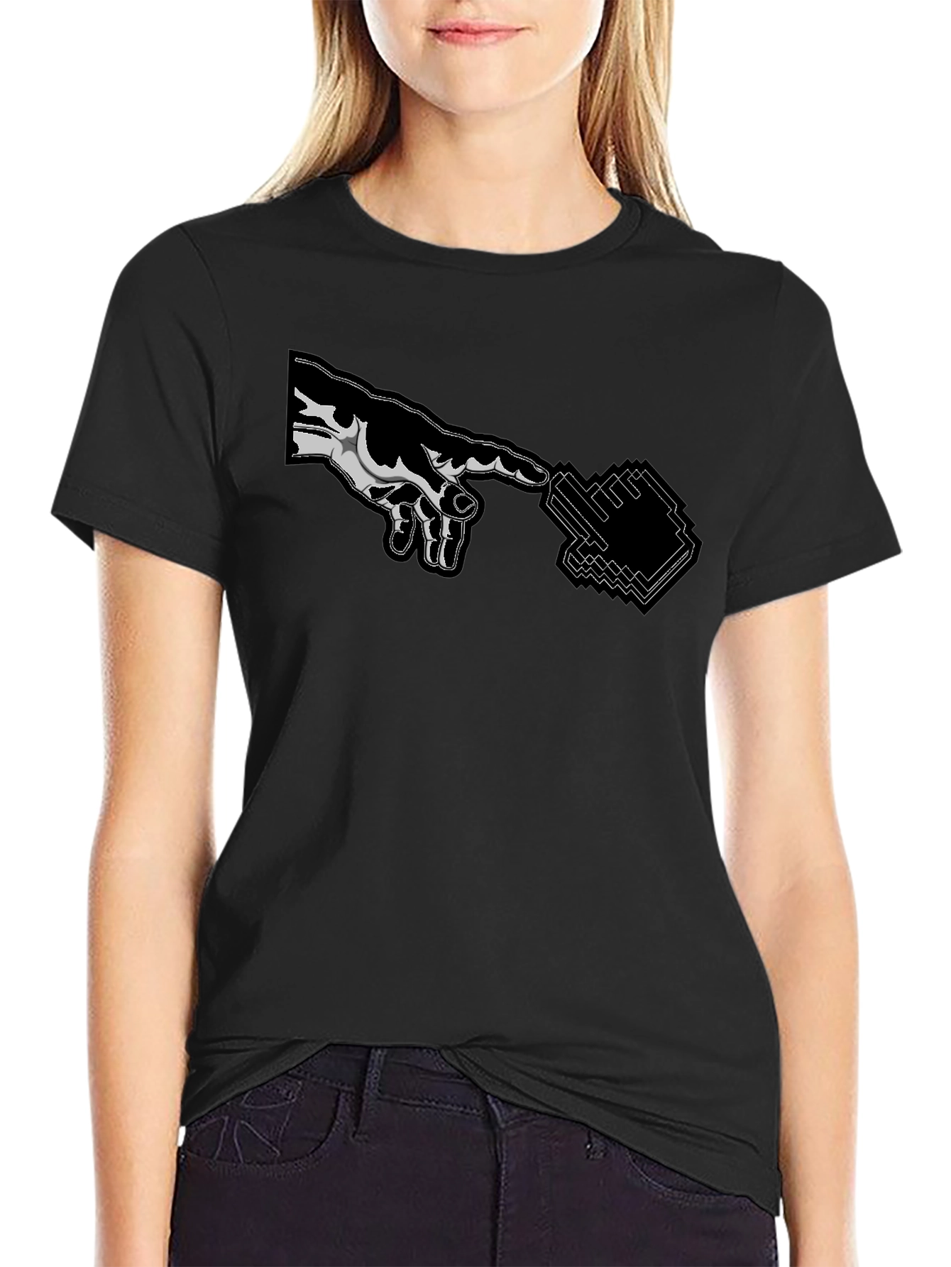 Creation of Adam Parody T-Shirt
