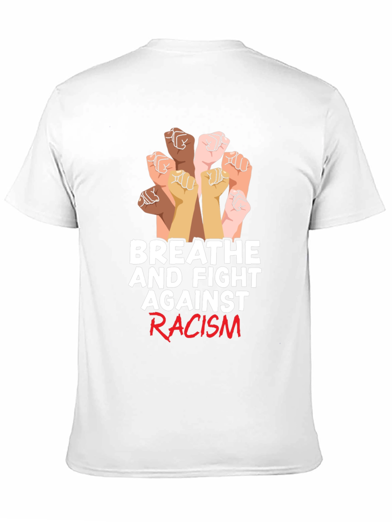 Breathe and Fight Racism Graphic Tee