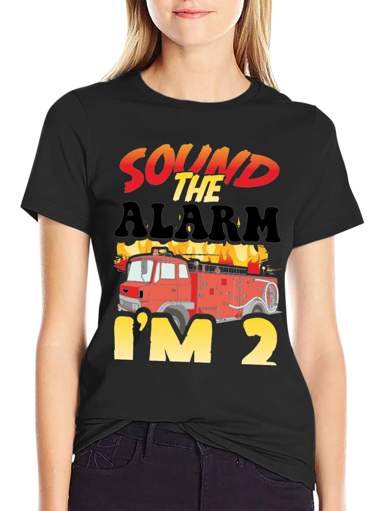 Sound the Alarm Im Two Toddler T-Shirt