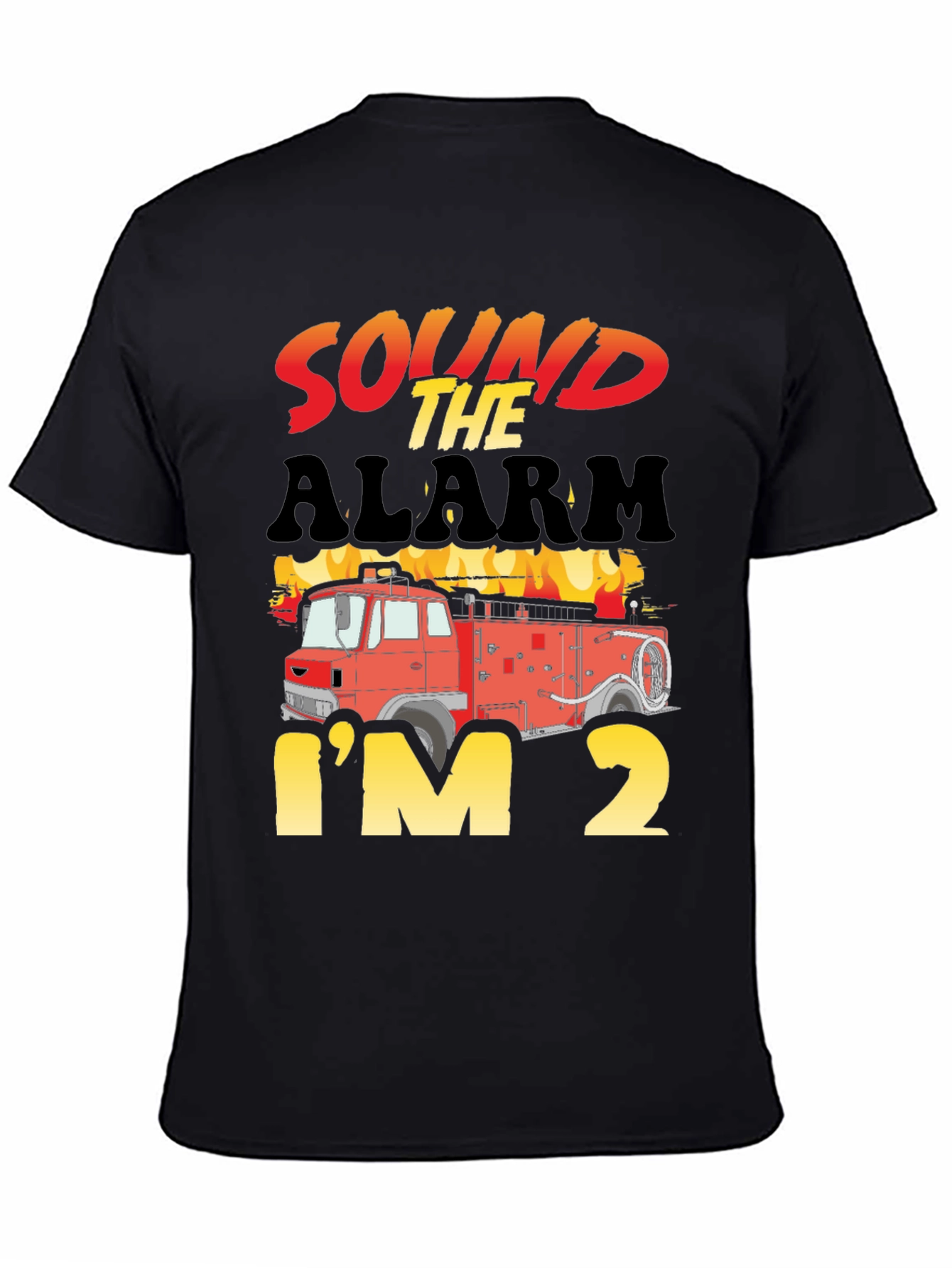 Sound the Alarm Im Two Toddler T-Shirt