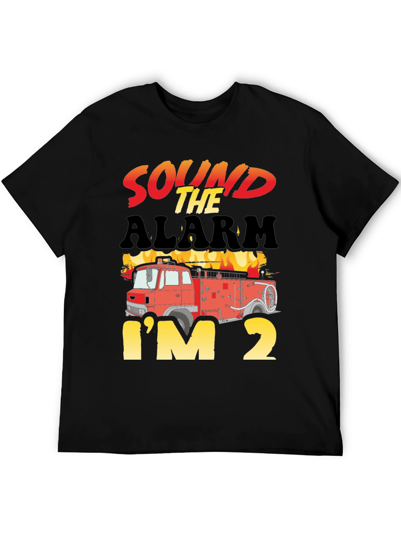 Sound the Alarm Im Two Toddler T-Shirt