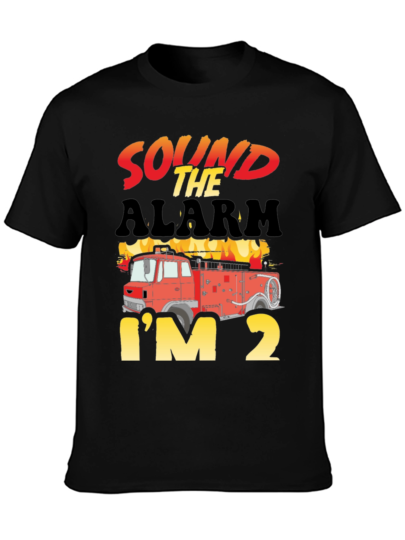 Sound the Alarm Im Two Toddler T-Shirt