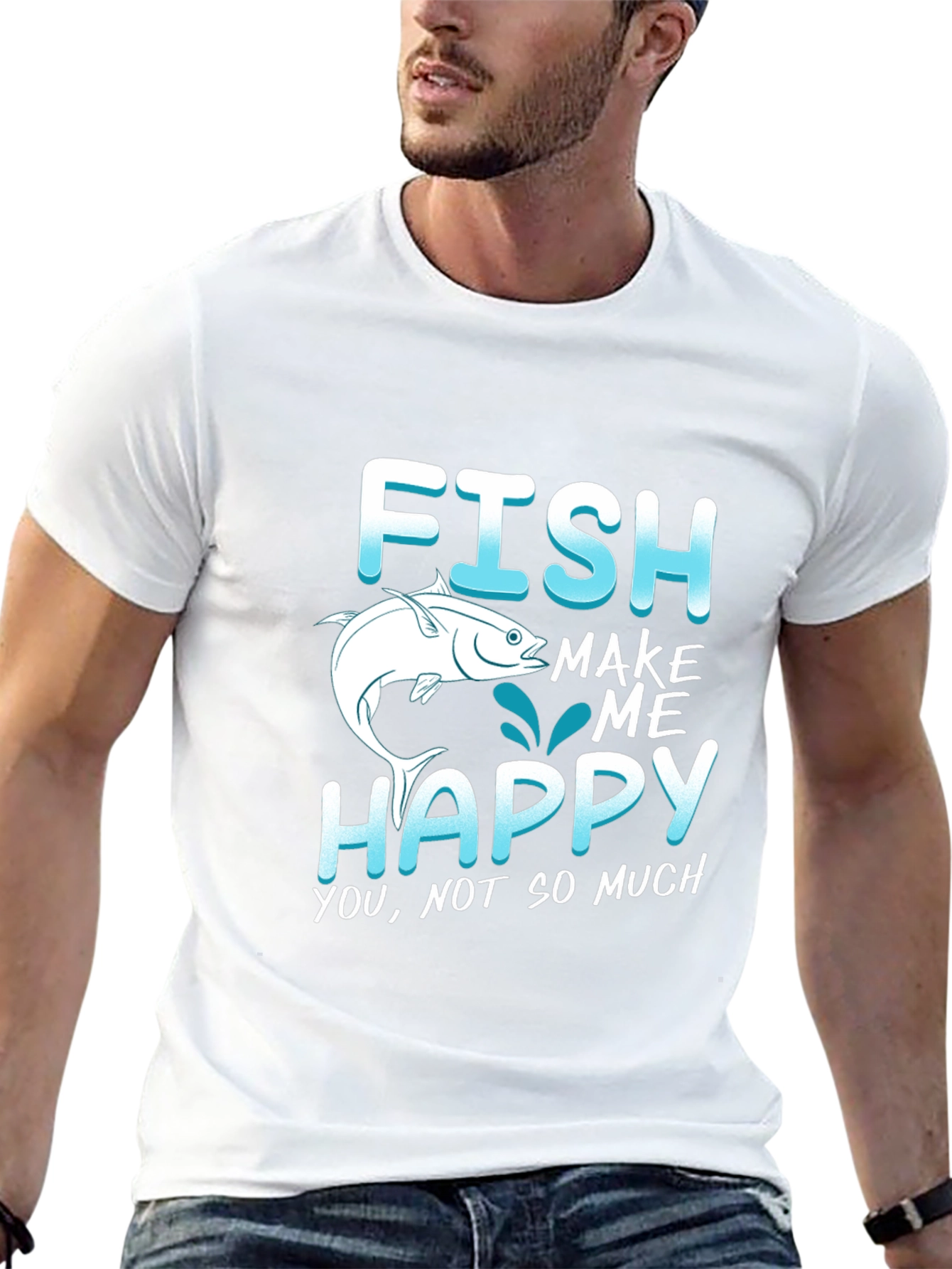 Fish Make Me Happy T-Shirt