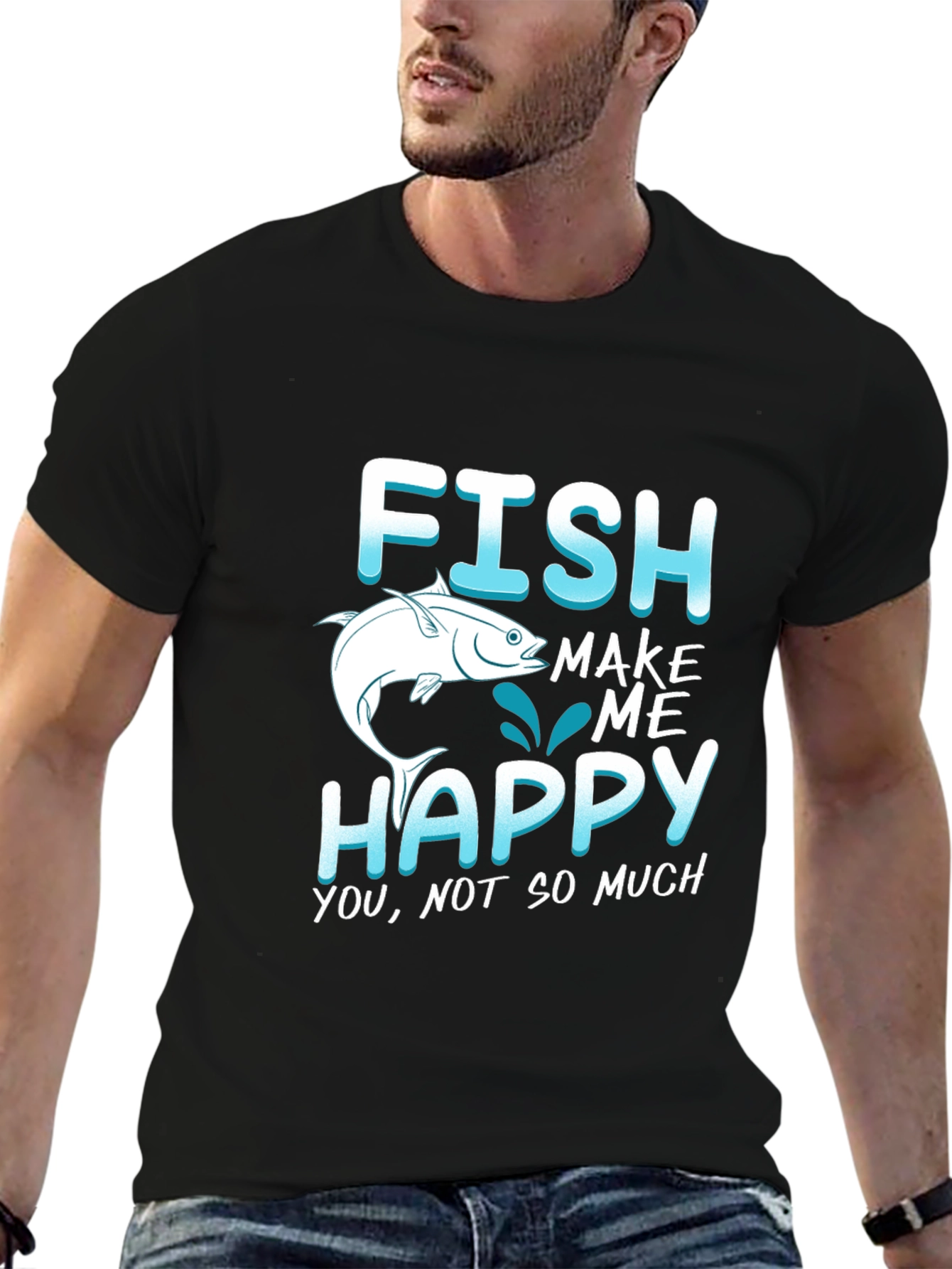 Fish Make Me Happy T-Shirt