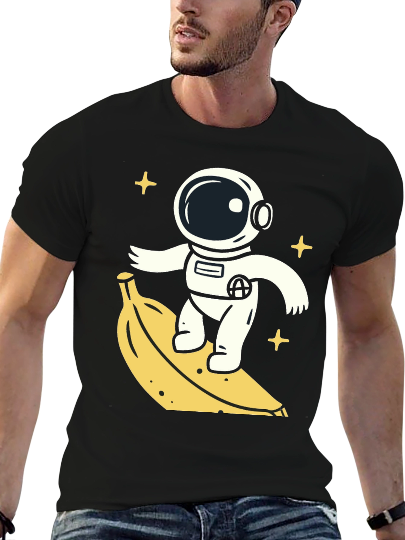 Astronaut Banana Ride T-Shirt