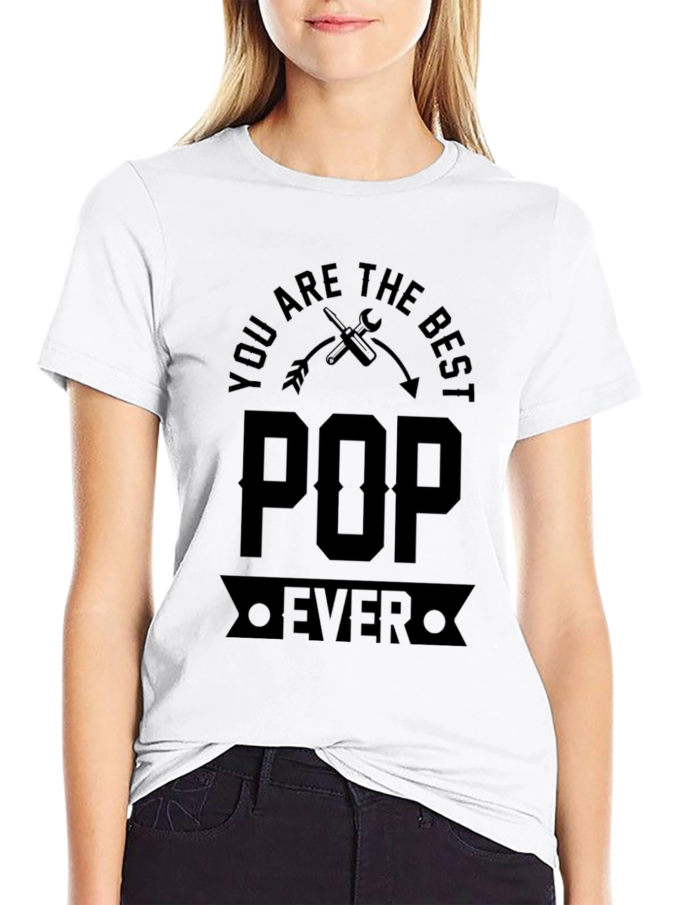 Best Pop Ever Black Graphic T-Shirt