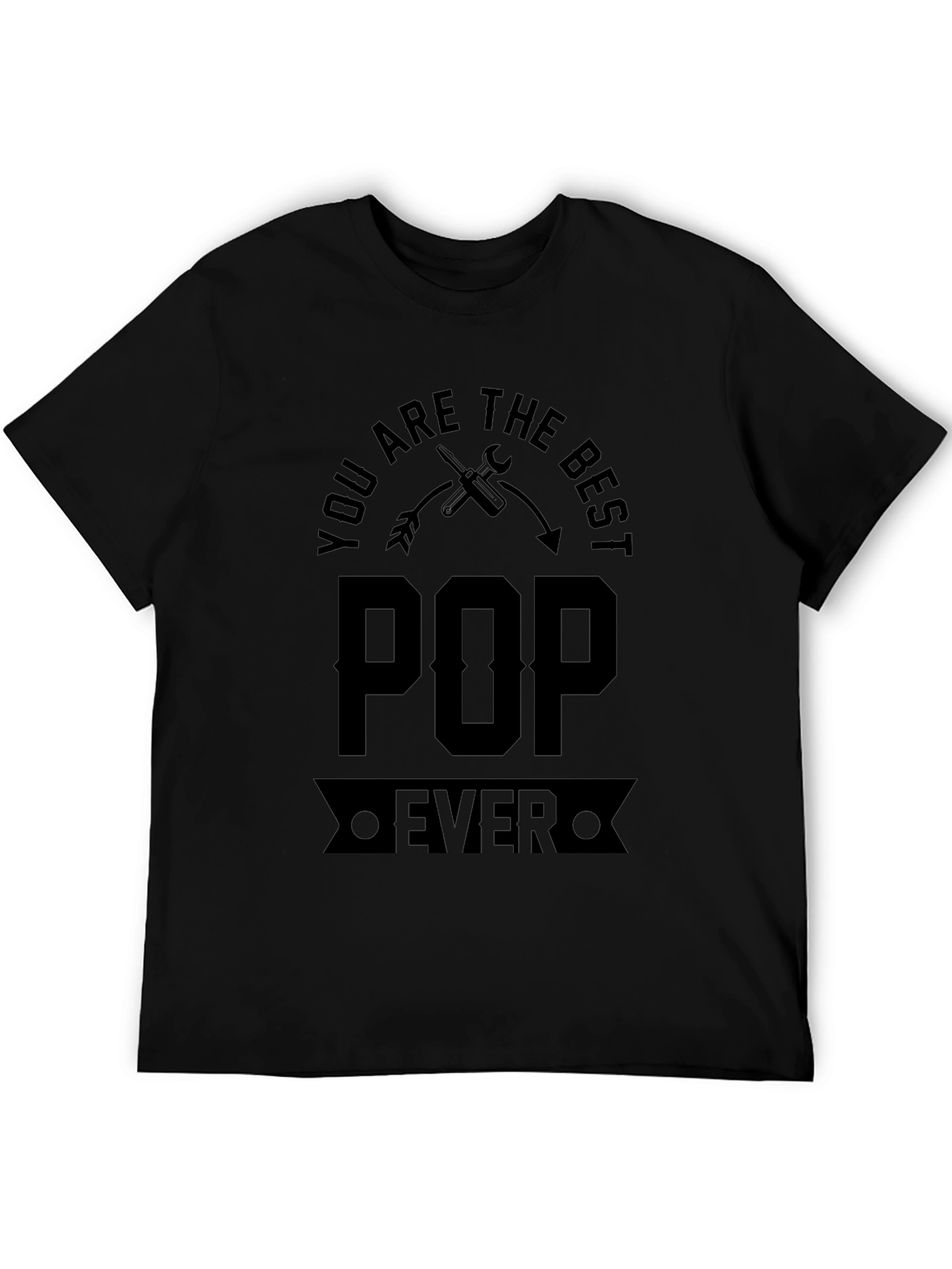 Best Pop Ever Black Graphic T-Shirt