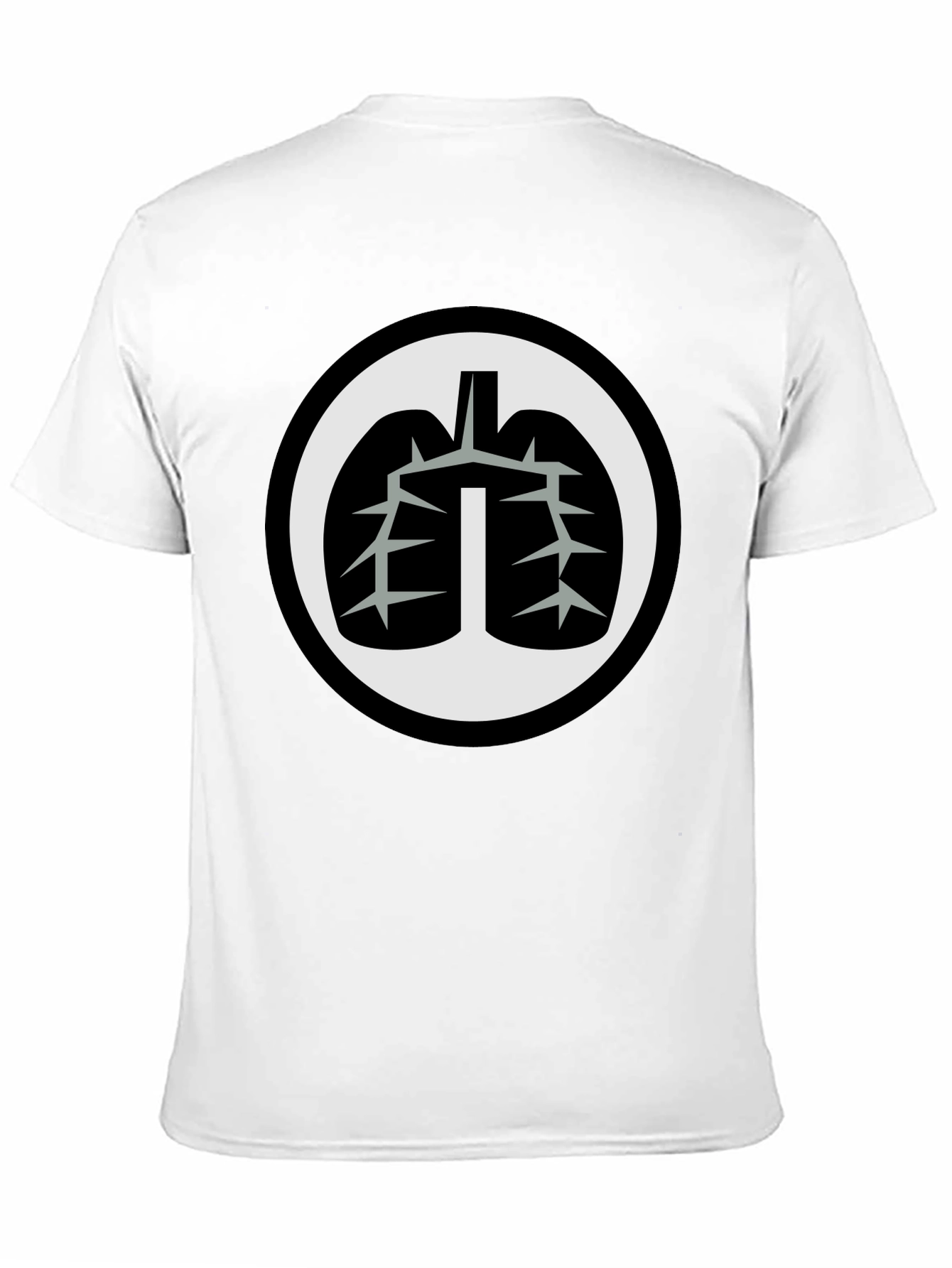 Lung Graphic Black T-Shirt