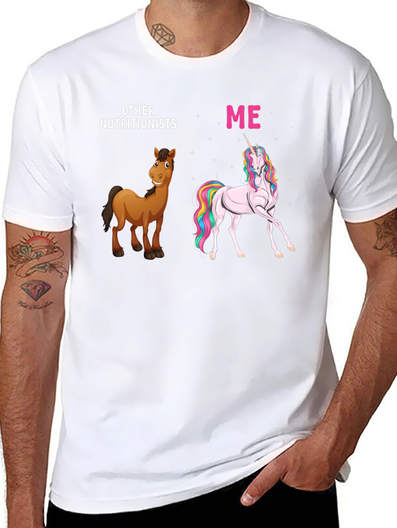 Nutritionist Horse & Unicorn T-Shirt