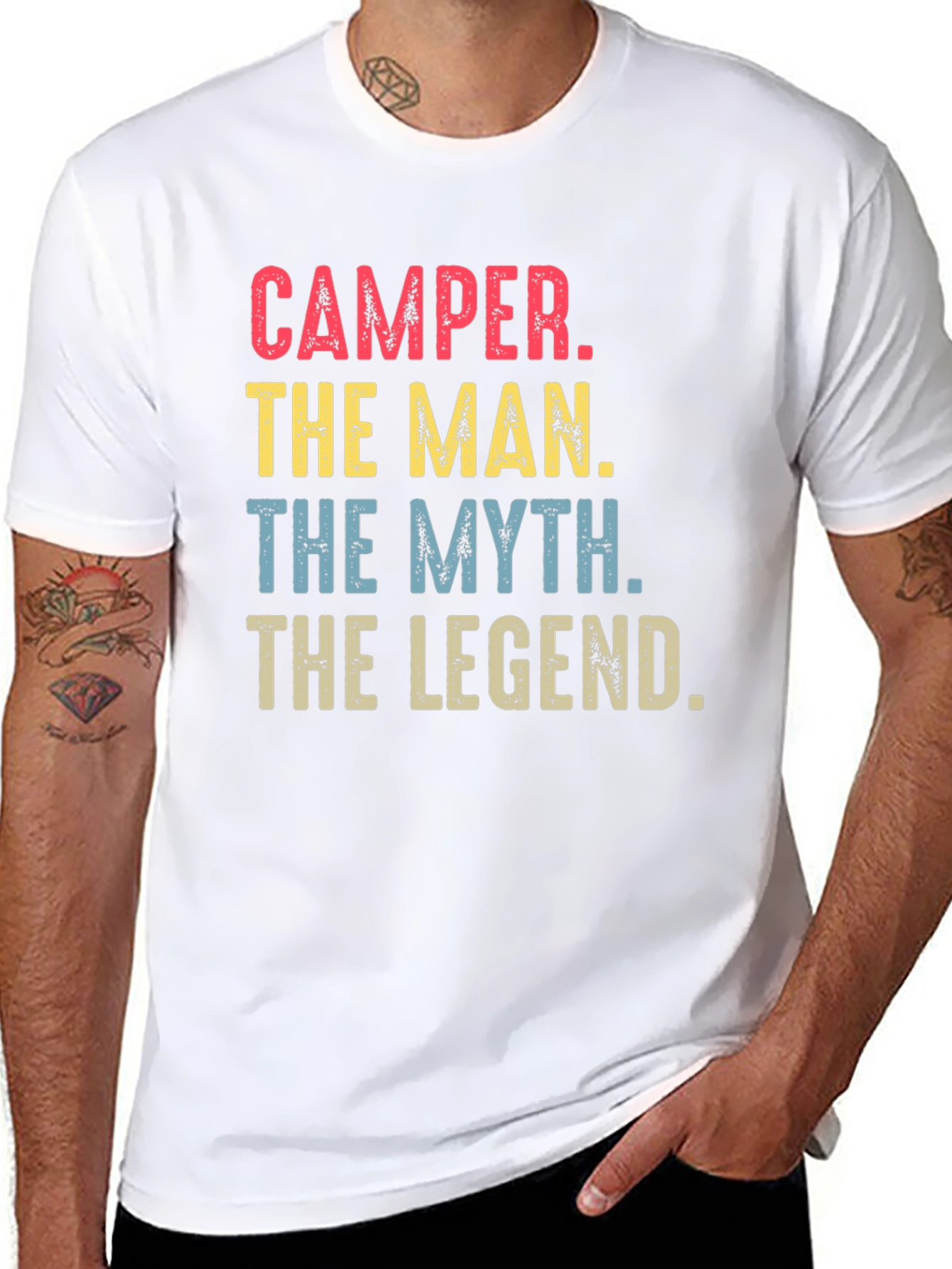 Camper The Man The Myth The Legend T-Shirt