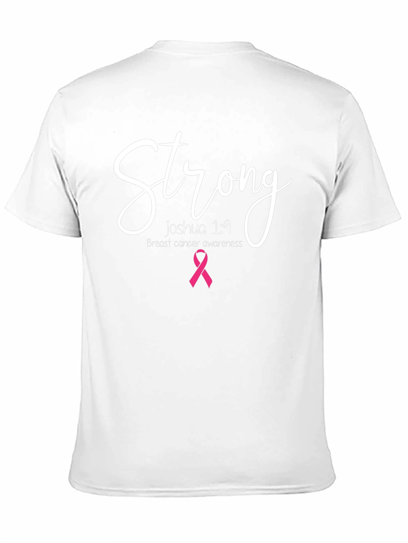 Strong Breast Cancer Awareness Black T-Shirt