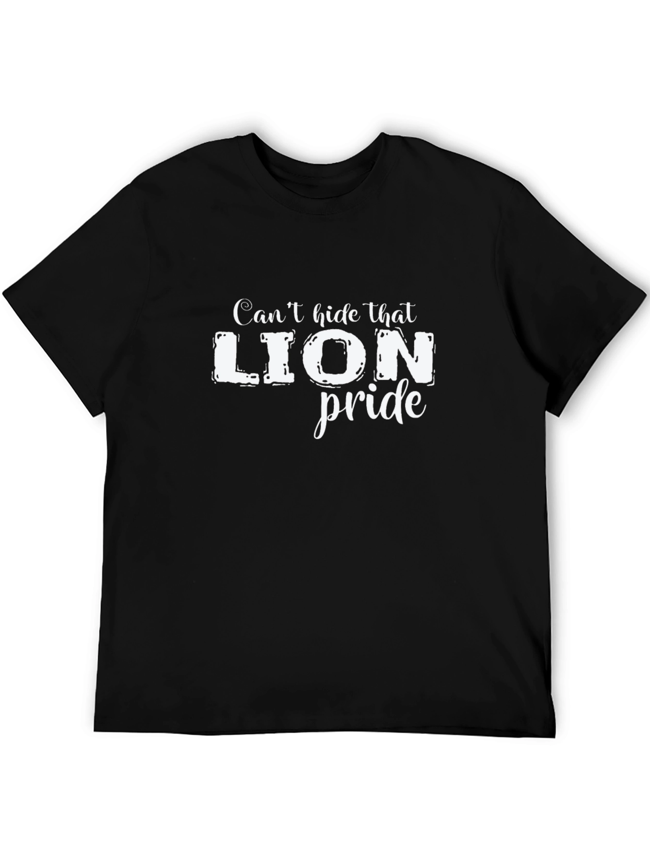 Lion Pride T-Shirt - Black Graphic Tee