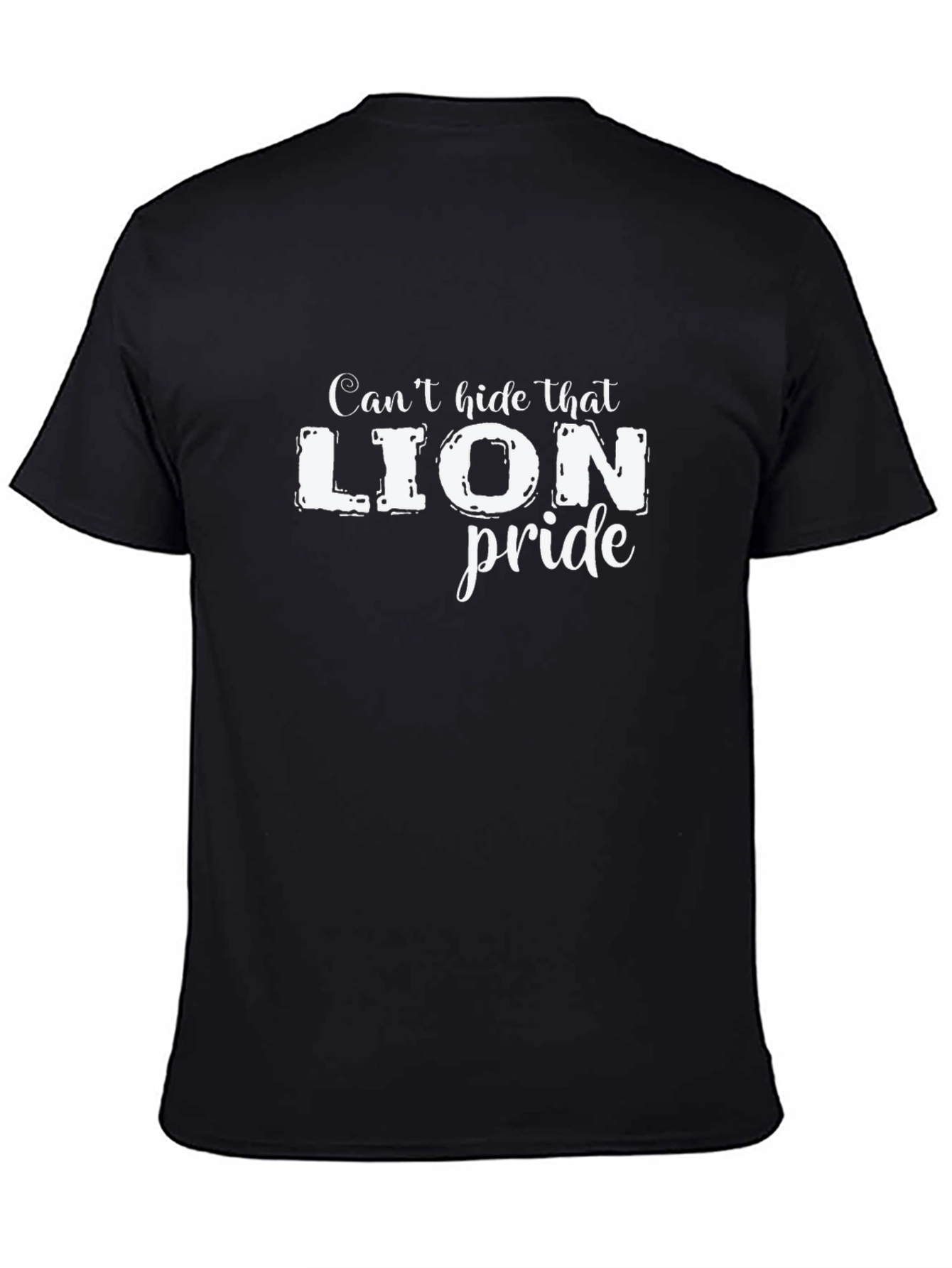 Lion Pride T-Shirt - Black Graphic Tee