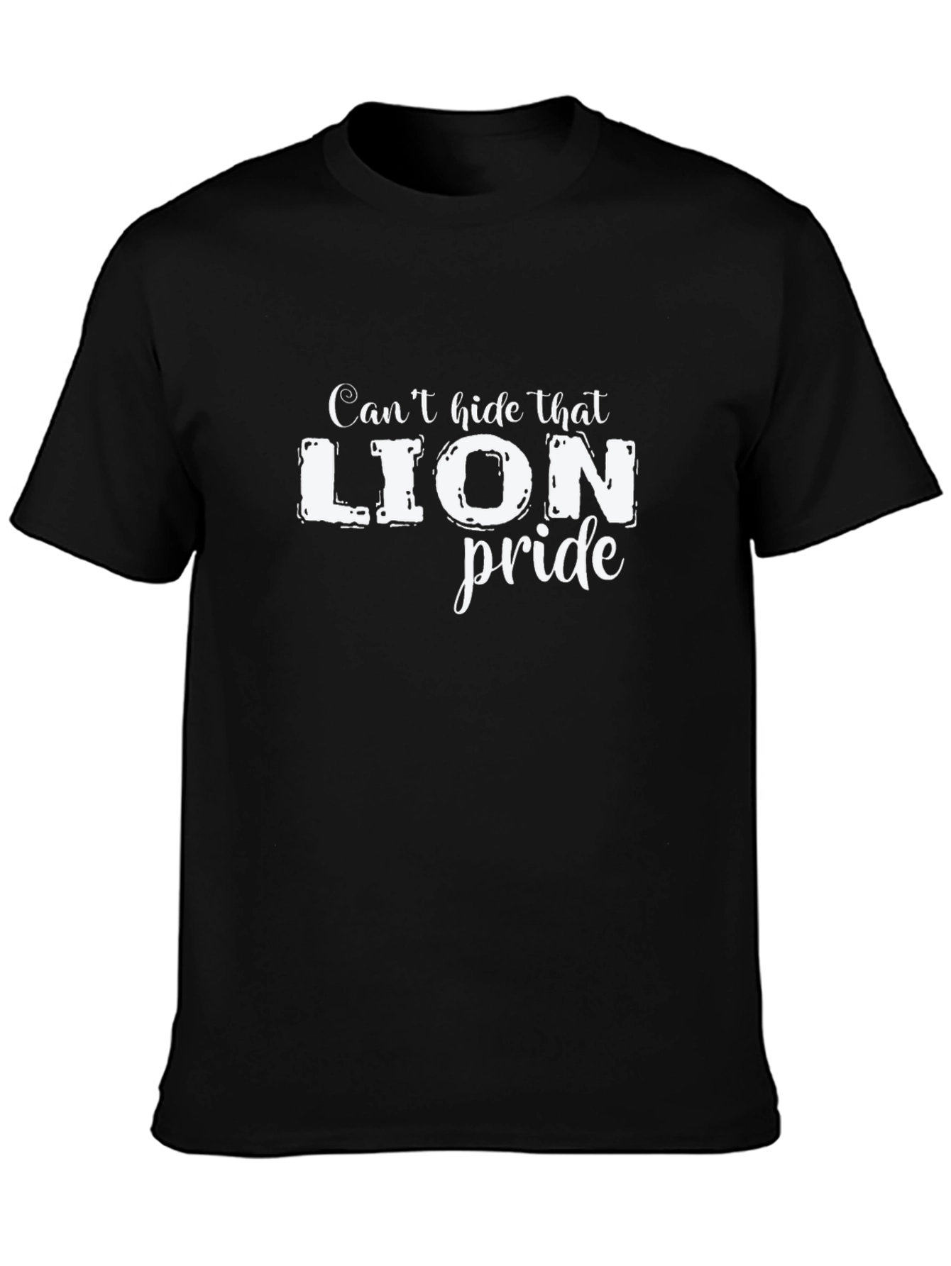 Lion Pride T-Shirt - Black Graphic Tee