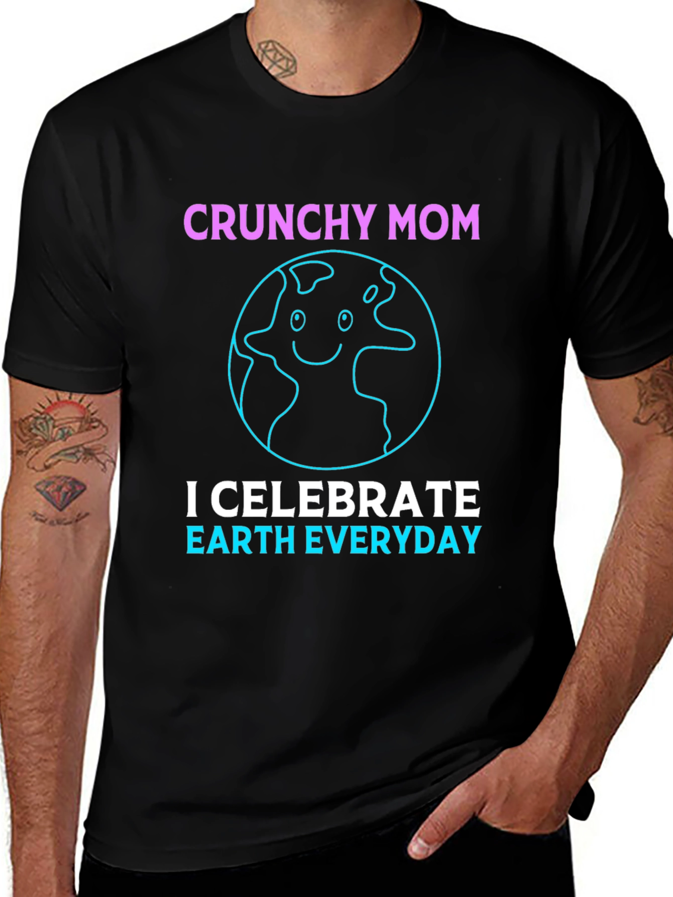 Crunchy Mom Earth Day T-Shirt