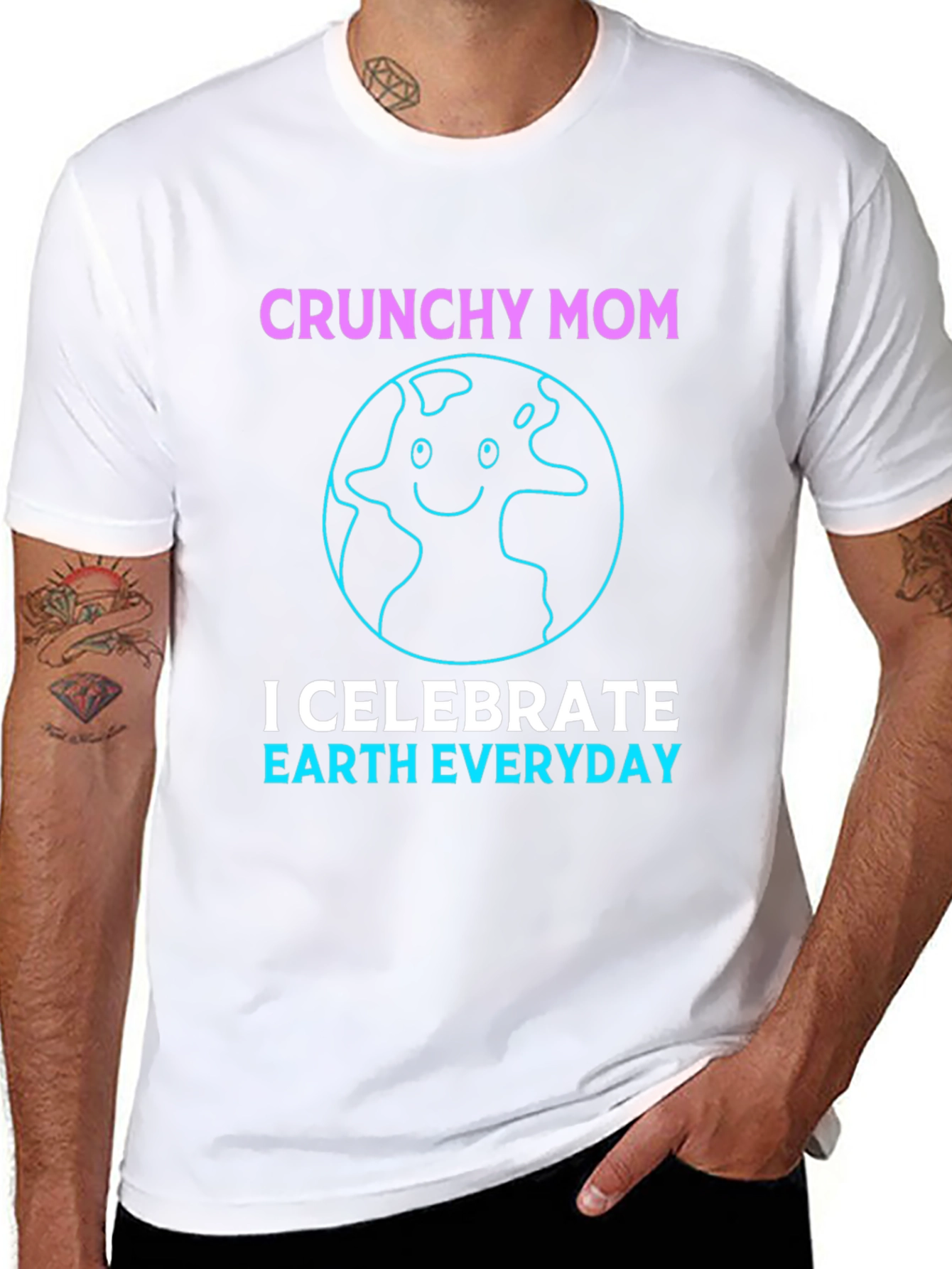 Crunchy Mom Earth Day T-Shirt