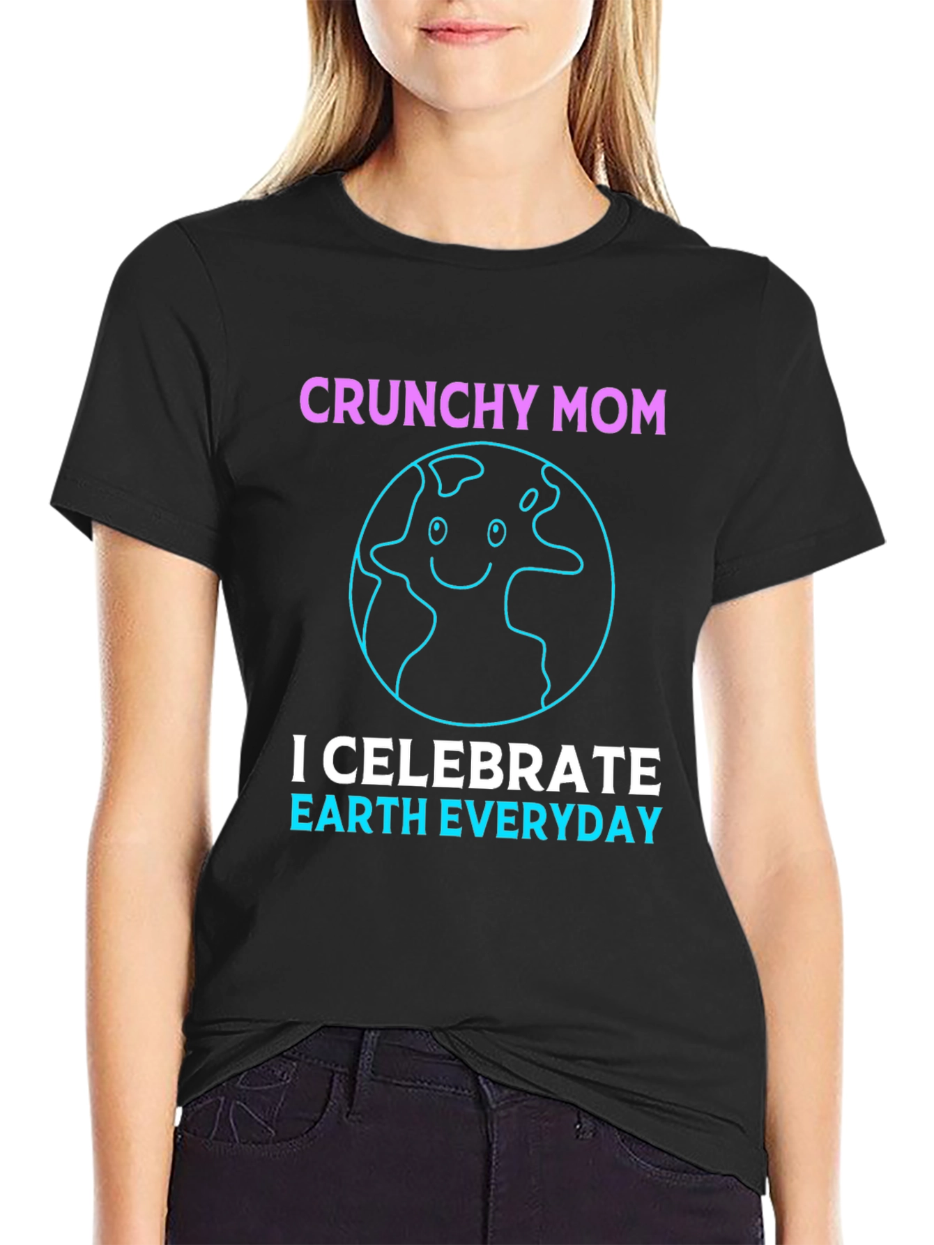 Crunchy Mom Earth Day T-Shirt