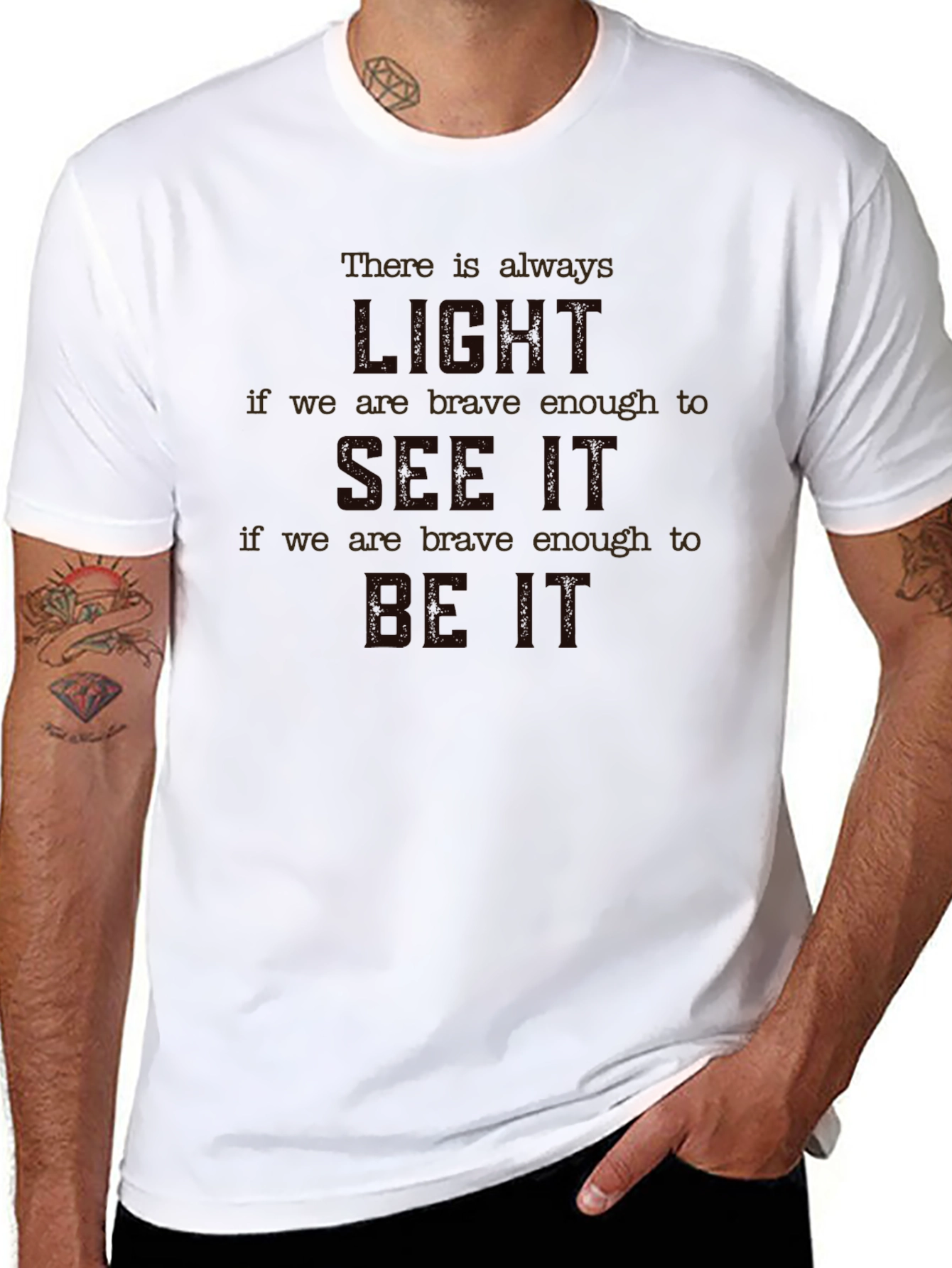 Inspirational Quote Graphic T-Shirt