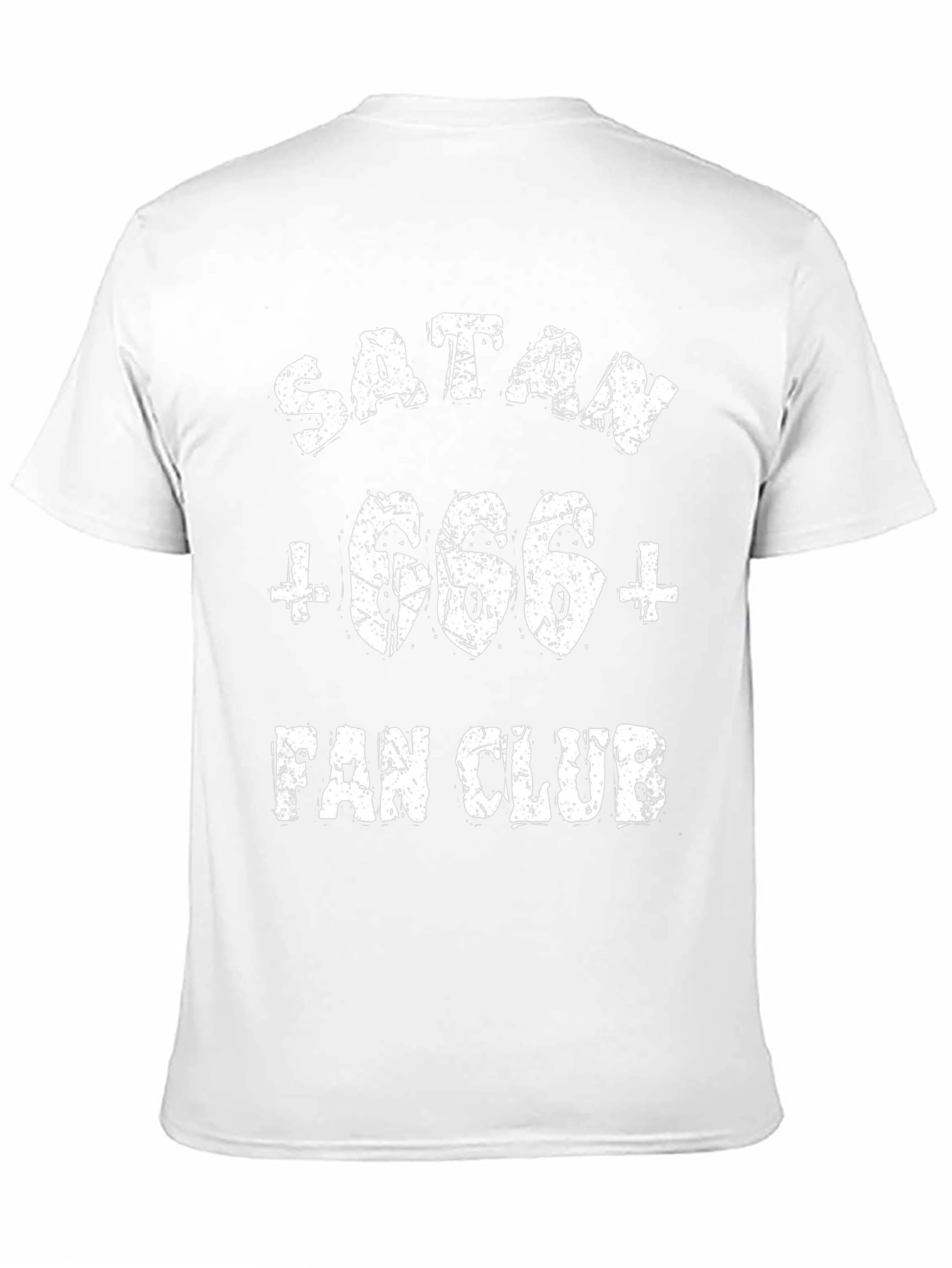 Satan 666 Fan Club Graphic T-Shirt - Black
