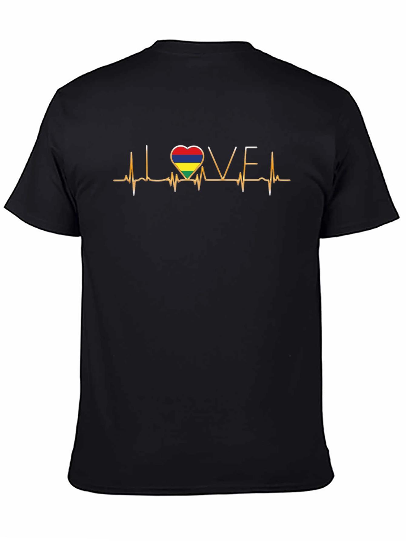 Mauritius Heartbeat Love Graphic Tee