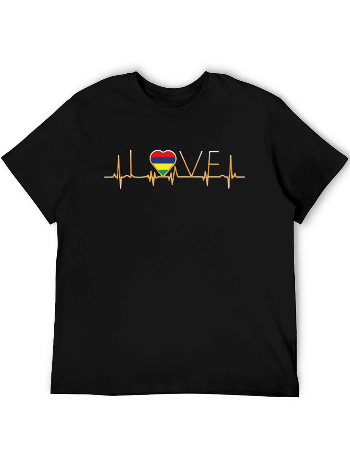 Mauritius Heartbeat Love Graphic Tee