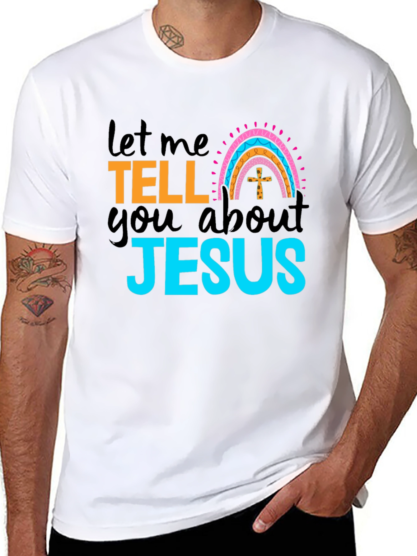 Let Me Tell You About Jesus Black T-Shirt