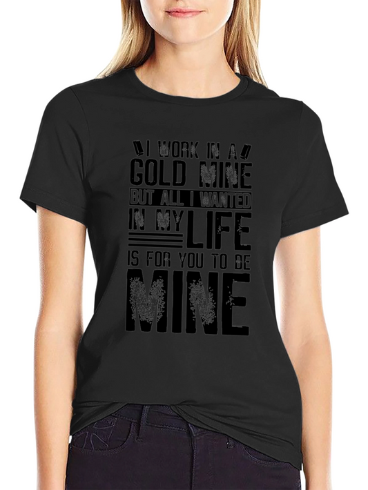 Gold Mine Love Mens T-Shirt