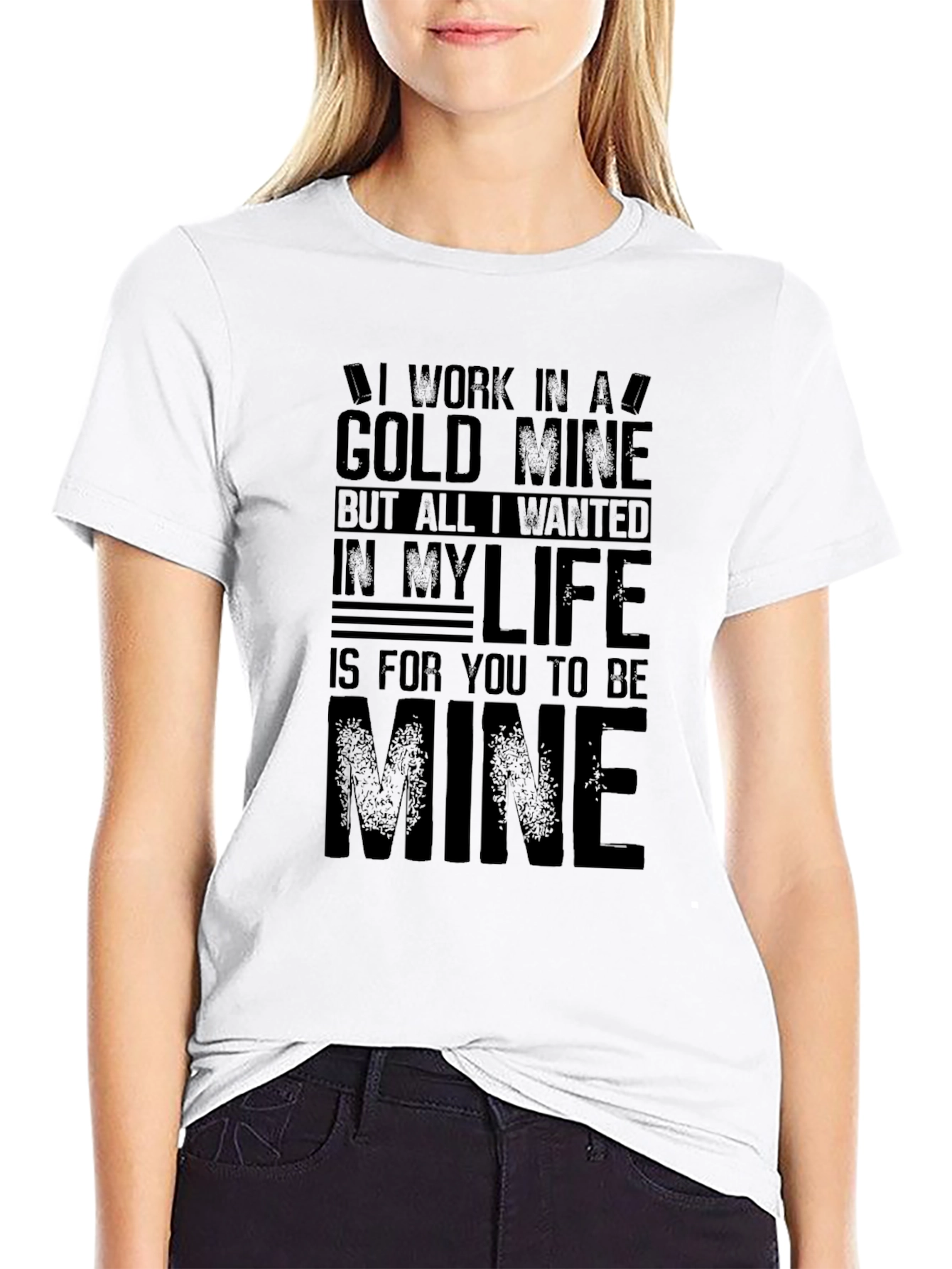 Gold Mine Love Mens T-Shirt