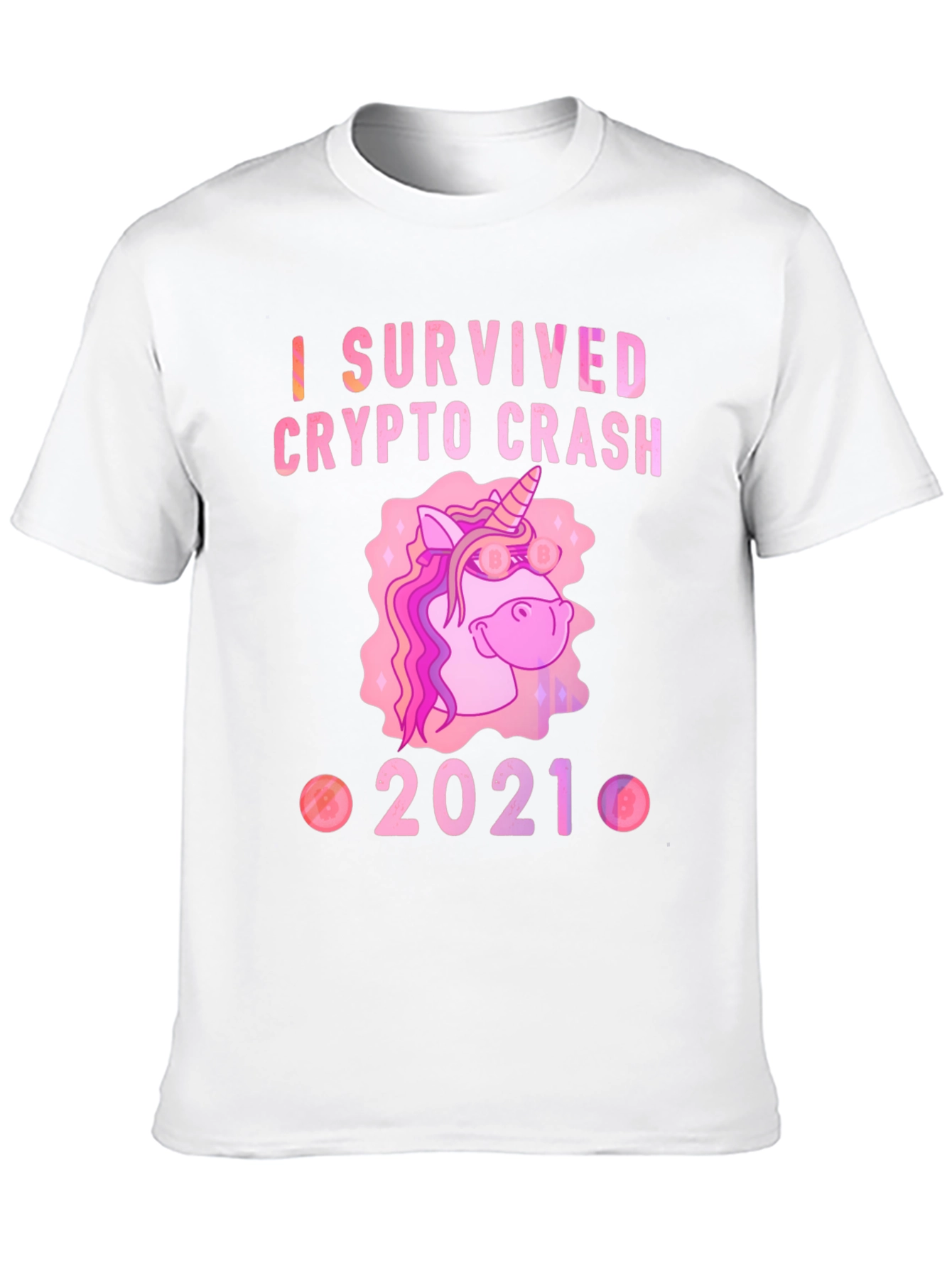 Crypto Crash Survivor 2021 Black T-Shirt