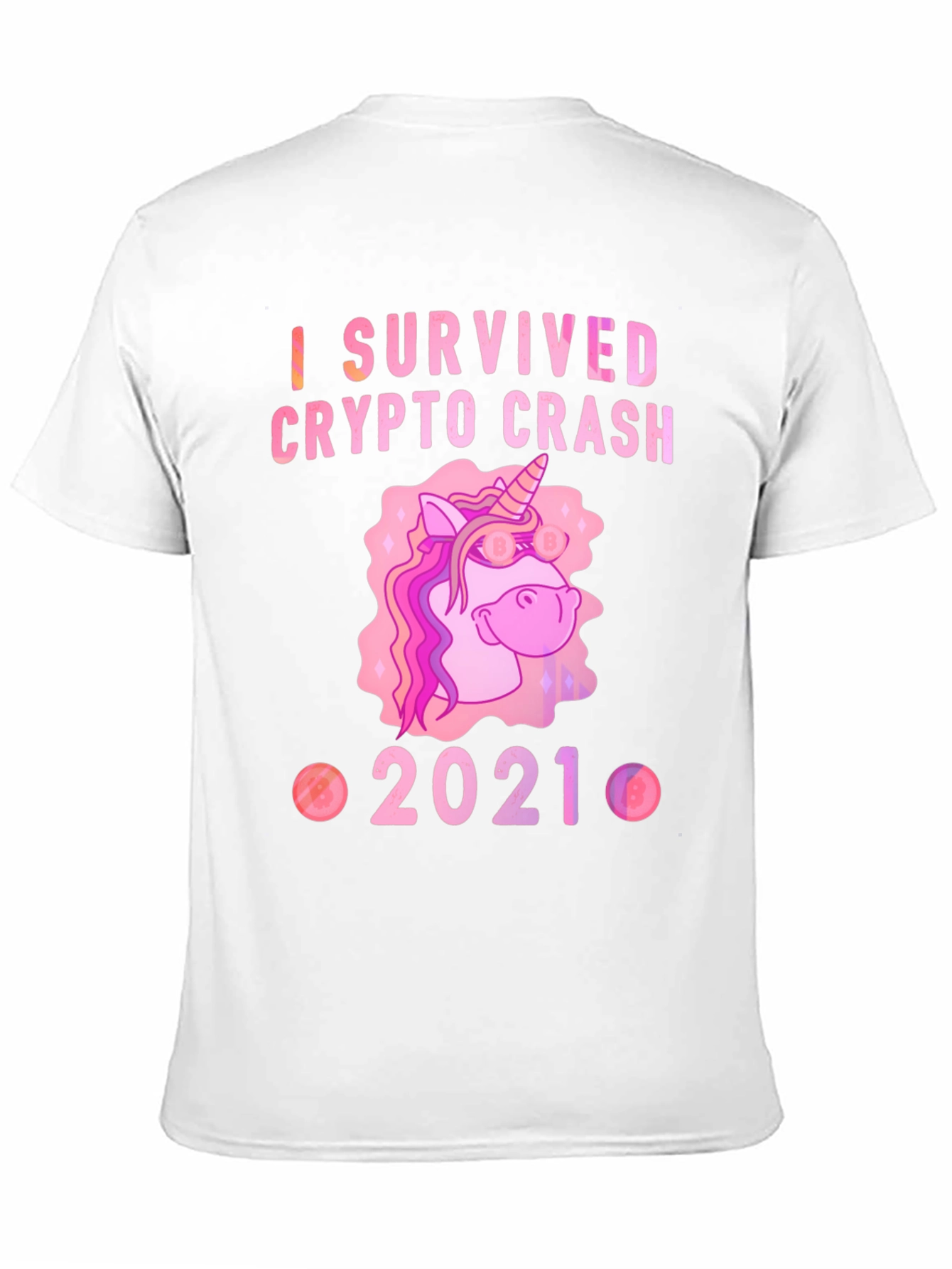 Crypto Crash Survivor 2021 Black T-Shirt