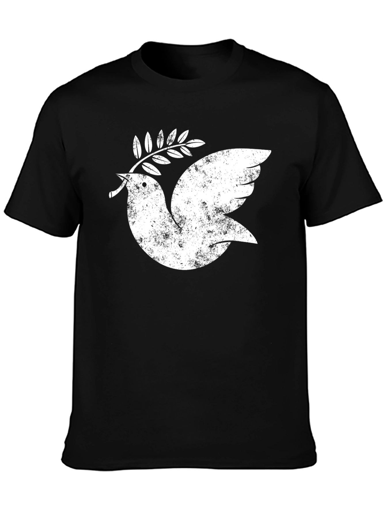 Peace Dove Graphic Tee - Distressed Print