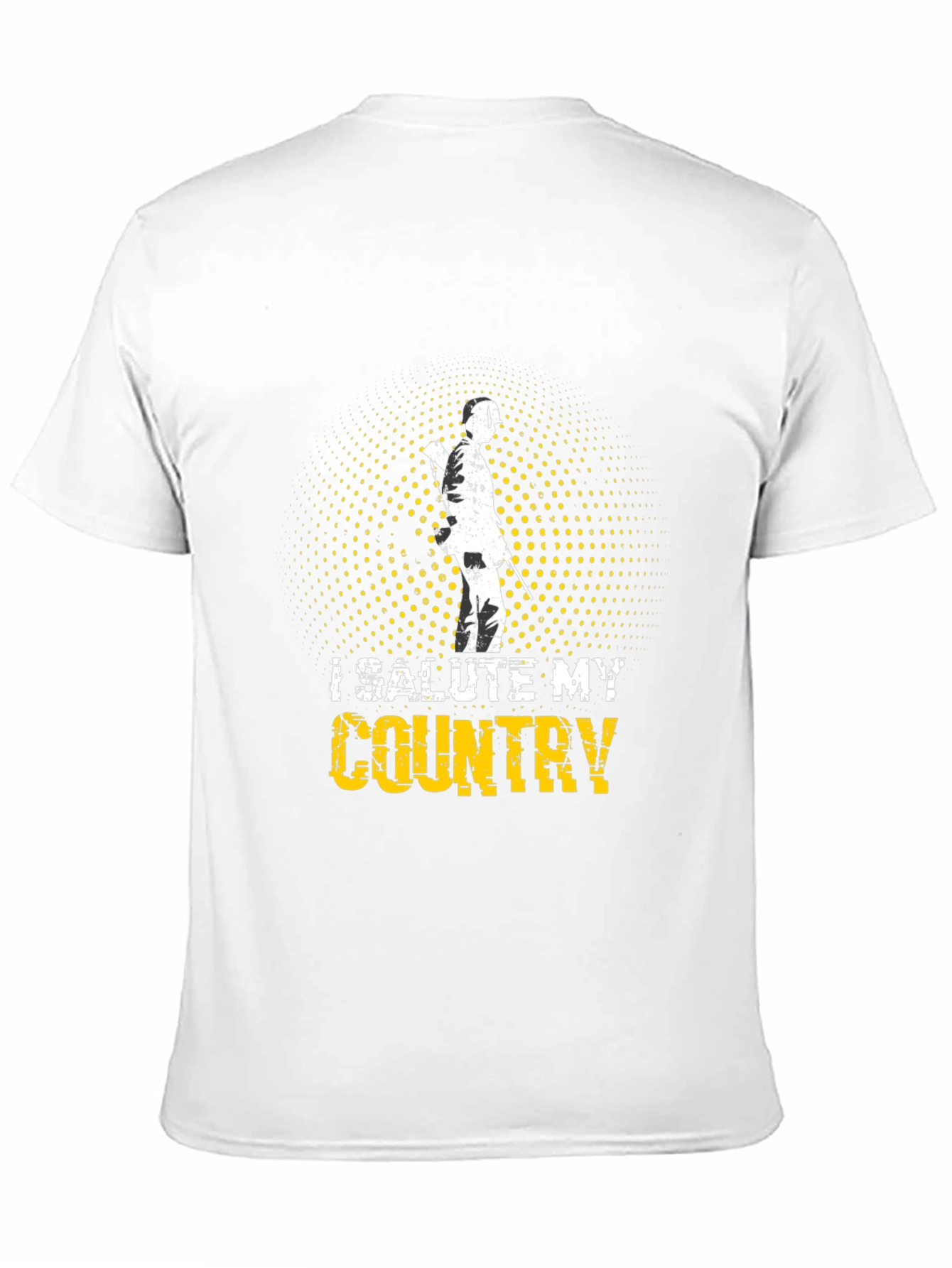 I Salute My Country Graphic Tee - Patriotic Apparel